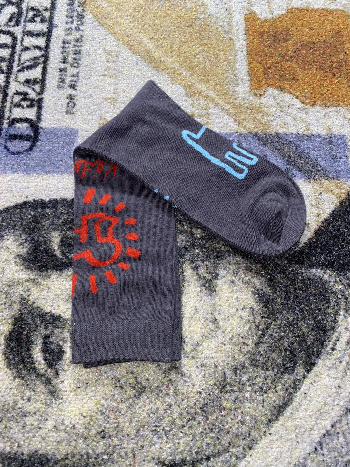 Keith Haring Keith Haring Crew Socks (1 Pair) Size ONE SIZE - 3 Thumbnail