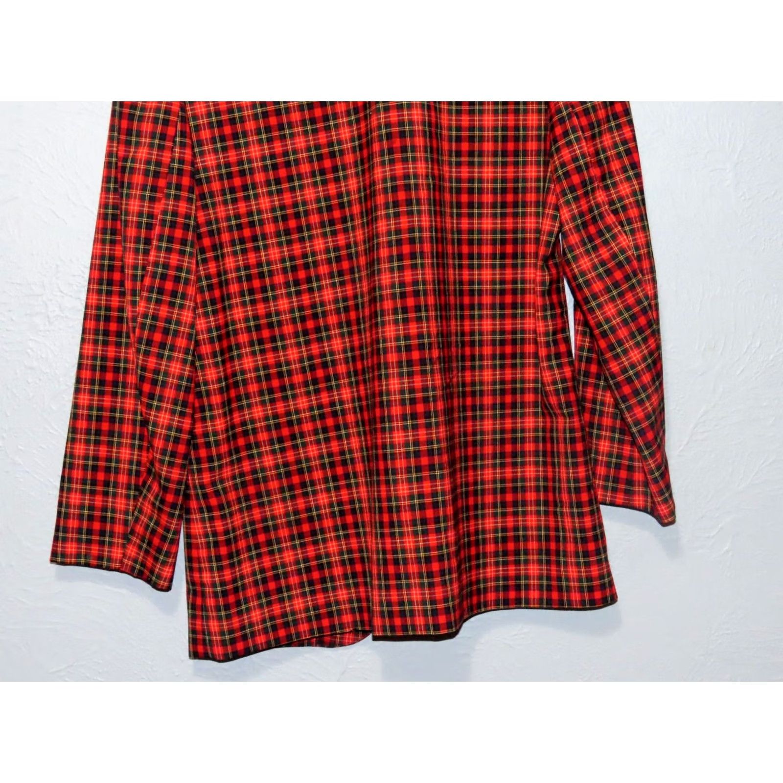 Pendleton VINTAGE Pendleton Blazer Women Red Tartan 10 100% Wool One Button Mid-Length Plaid Womens Blazer Mens? Size L / US 10 / IT 46 - 7 Thumbnail