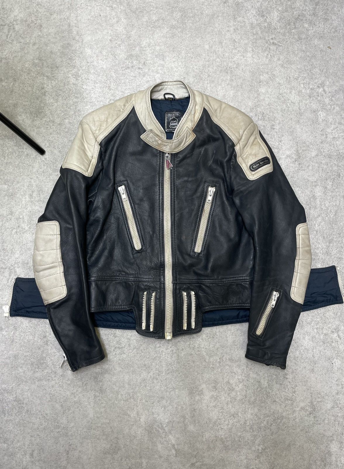 Hein Gericke Hein Gericke VTG Speed Team Racing Moto Hype Jacket Beige Size US M / EU 48-50 / 2 - 1 Thumbnail
