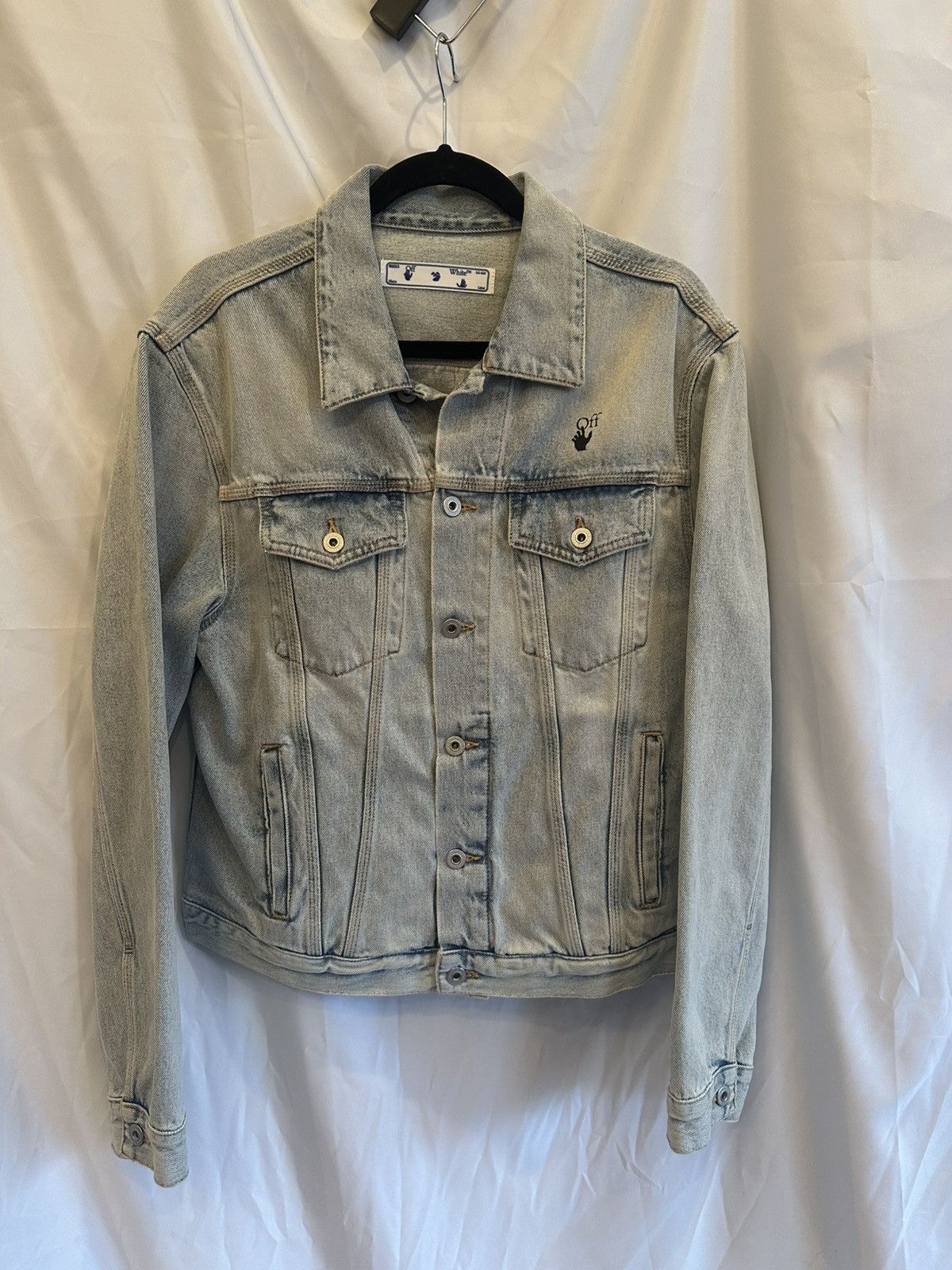 Off-White Off-White Mona Lisa Denim Jacket Size US L / EU 52-54 / 3 - 1 Thumbnail