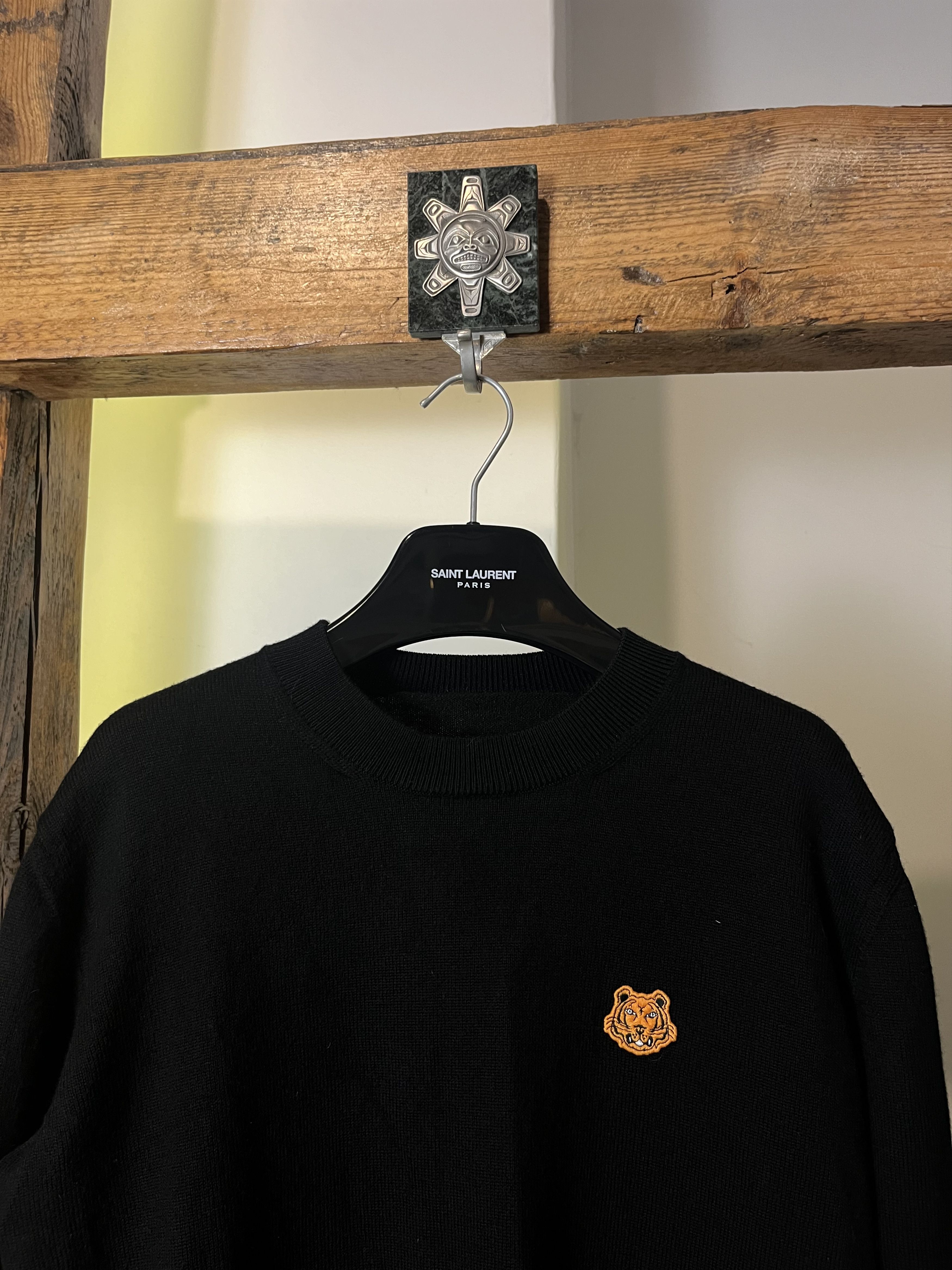 Designer × Japanese Brand × Kenzo Kenzo Wool Sweater Knitt Tiger Logo Size US S / EU 44-46 / 1 - 3 Thumbnail