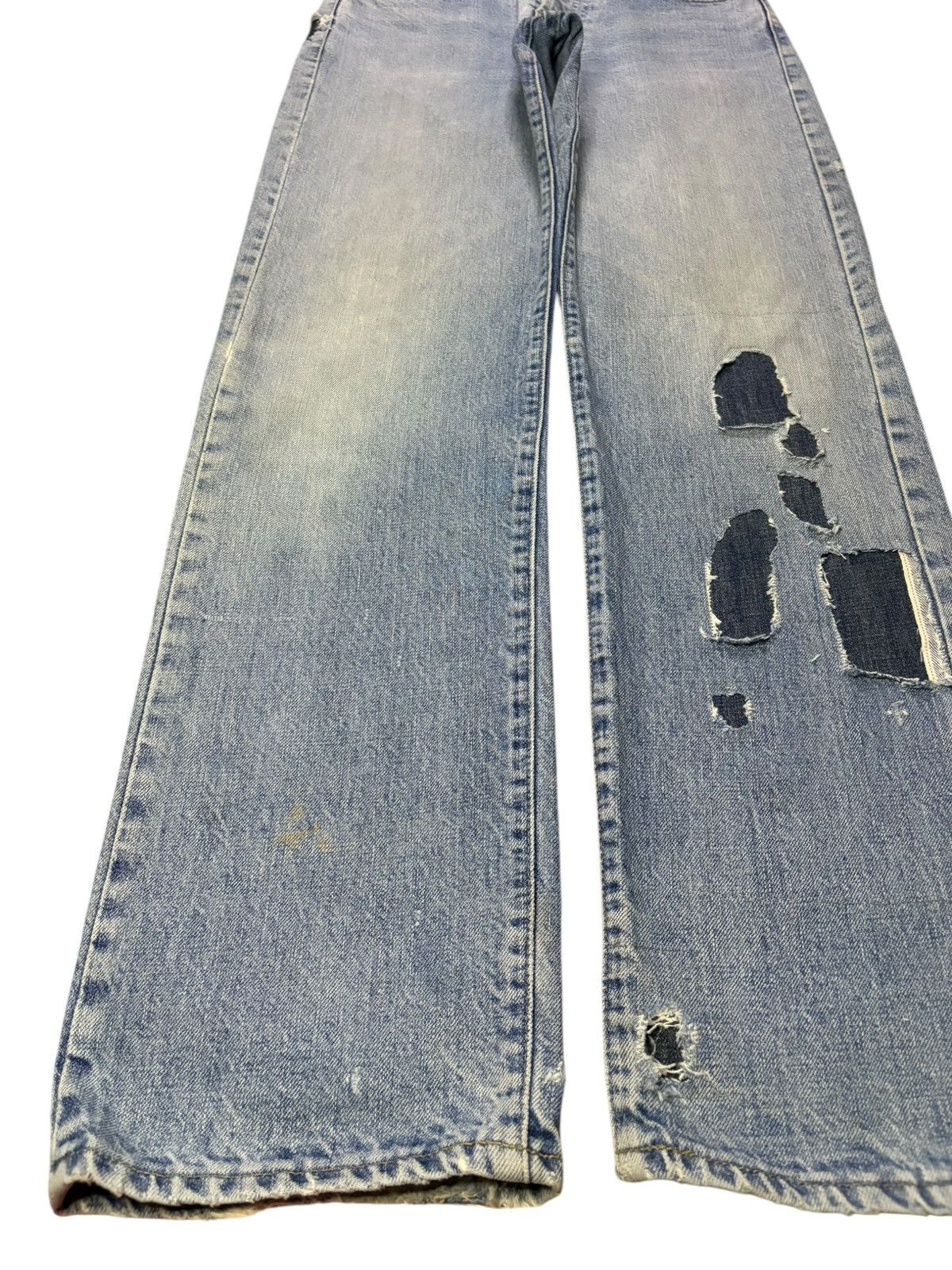 Levi's Vintage 80s Levis 503BXX Big E Selvedge Mud Wash Loose Jeans Size US 29 - 6 Thumbnail