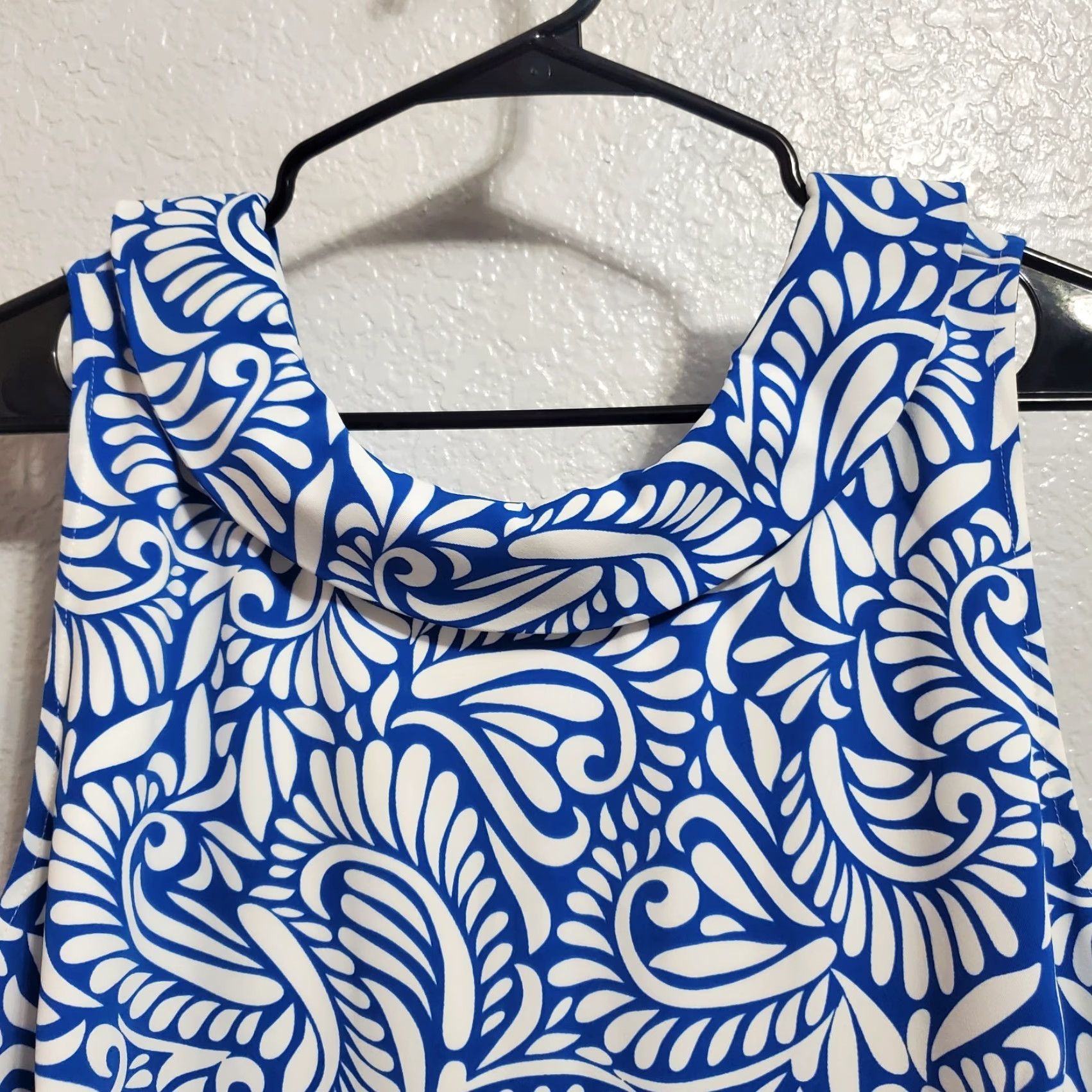 Boden Boden Dress Women 16/18R Blue White Paisley Clarissa Midi Sleeveless Lined Size XXL / US 16-18 / IT 52-54 - 5 Thumbnail