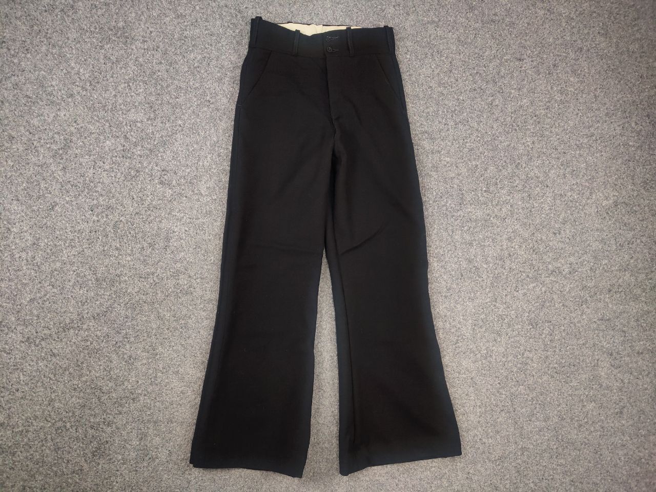Vintage Vintage 60s Trouser Serge Fly Front Army Wool Military Pants Size US 30 / EU 46 - 2 Thumbnail