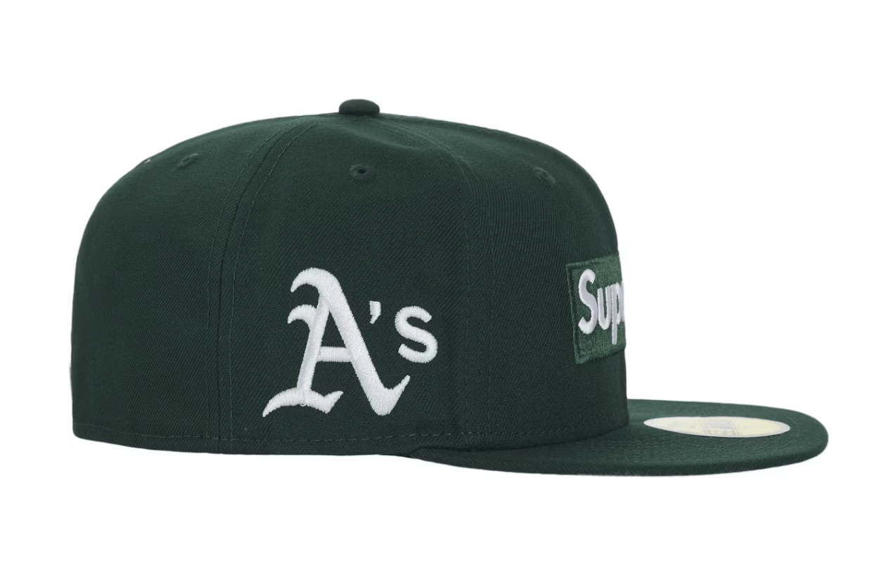 Supreme Supreme MLB Teams Box Logo New Era 59Fifty Cap Green 7 3/4 Size ONE SIZE - 2 Thumbnail