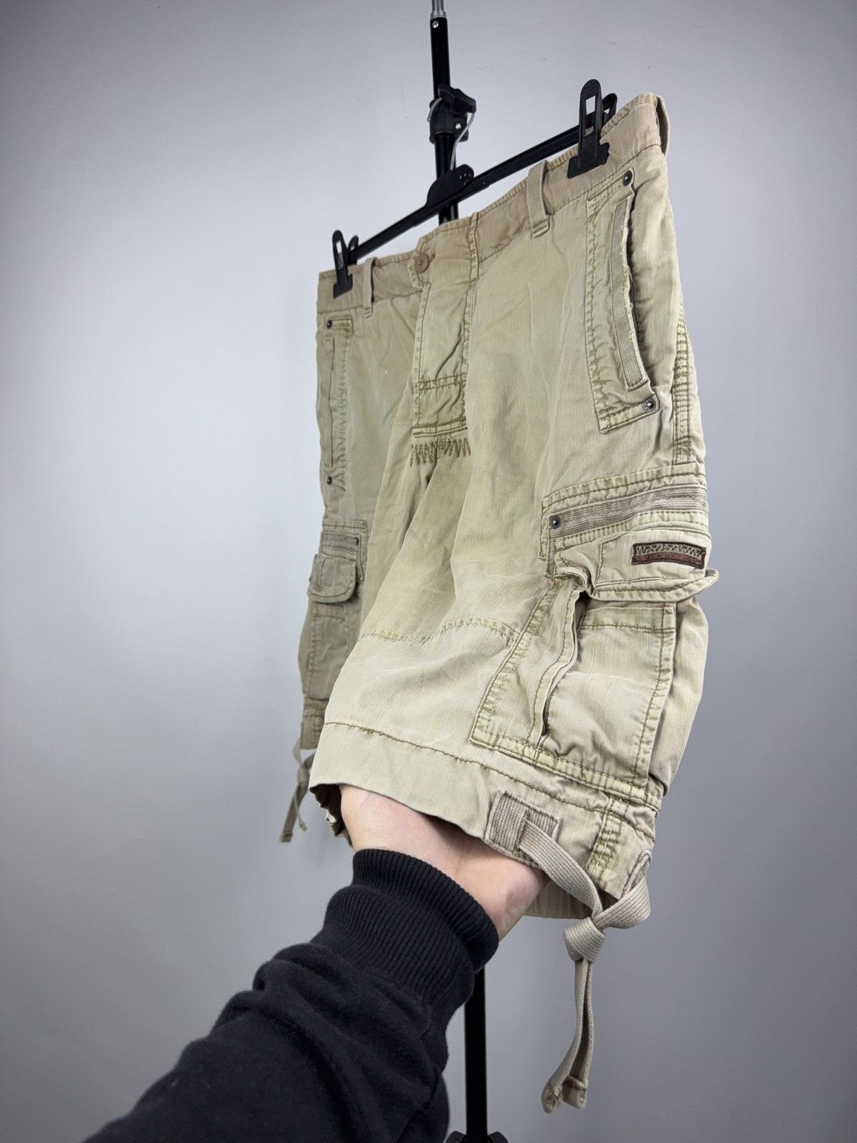 Napapijri Napapijri Cargo Utility Shorts Beige Cotton Outdoor Style Size US 34 / EU 50 - 5 Thumbnail