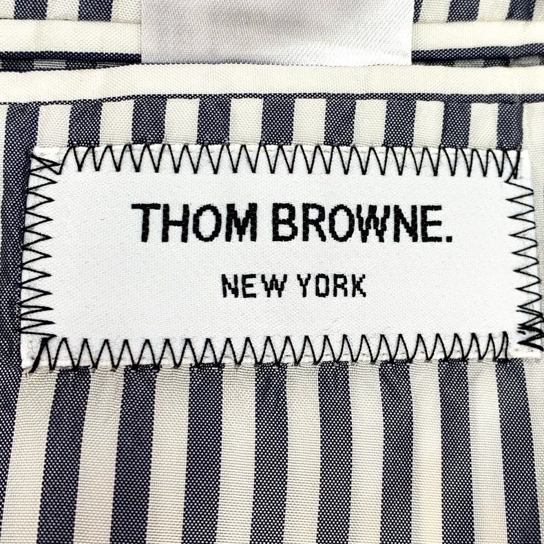 Thom Browne Thom Browne Colorful wool lapel single row long sleeve sui Size 38S - 6 Thumbnail
