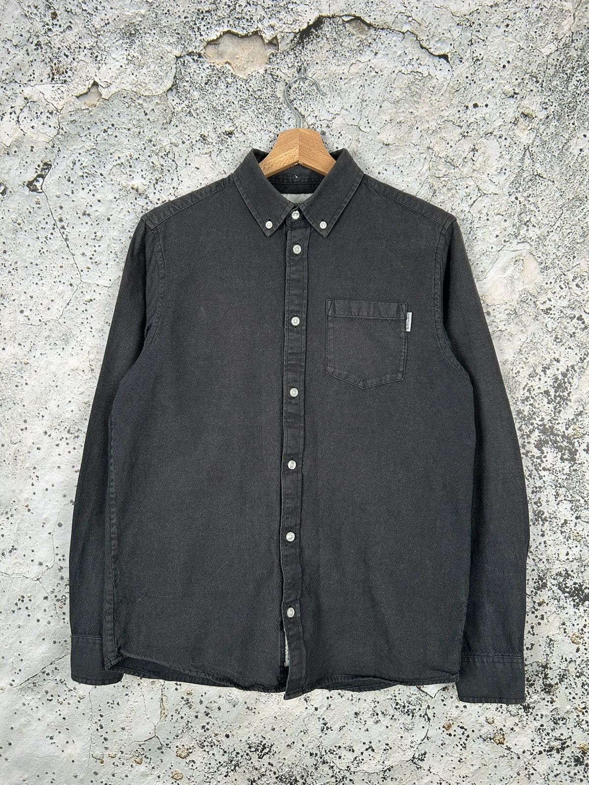 Carhartt Vintage Carhartt WIP Black Dalton Shirt Streetwear Workwear Size US S / EU 44-46 / 1 - 1 Thumbnail