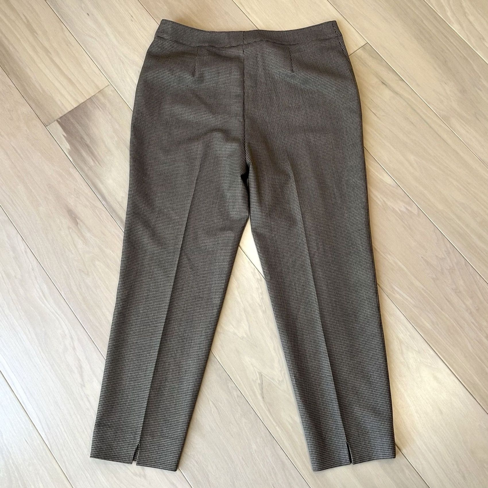 Piazza Sempione Piazza Sempione Brigitte Houndstooth Trousers Pant Women’s 33x26 Size 24" / US 00 / IT 34 - 3 Thumbnail