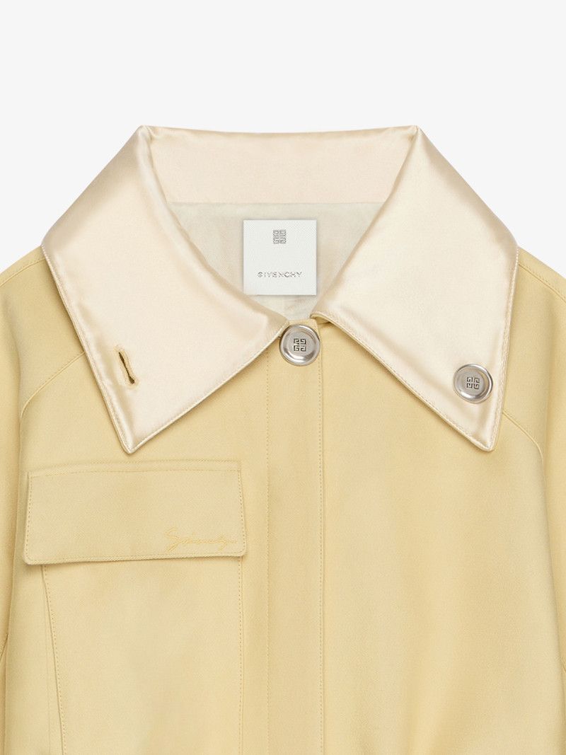 Givenchy o1w1db10326 Light Varsity Jacket in Yellow Size S / US 4 / IT 40 - 2 Thumbnail