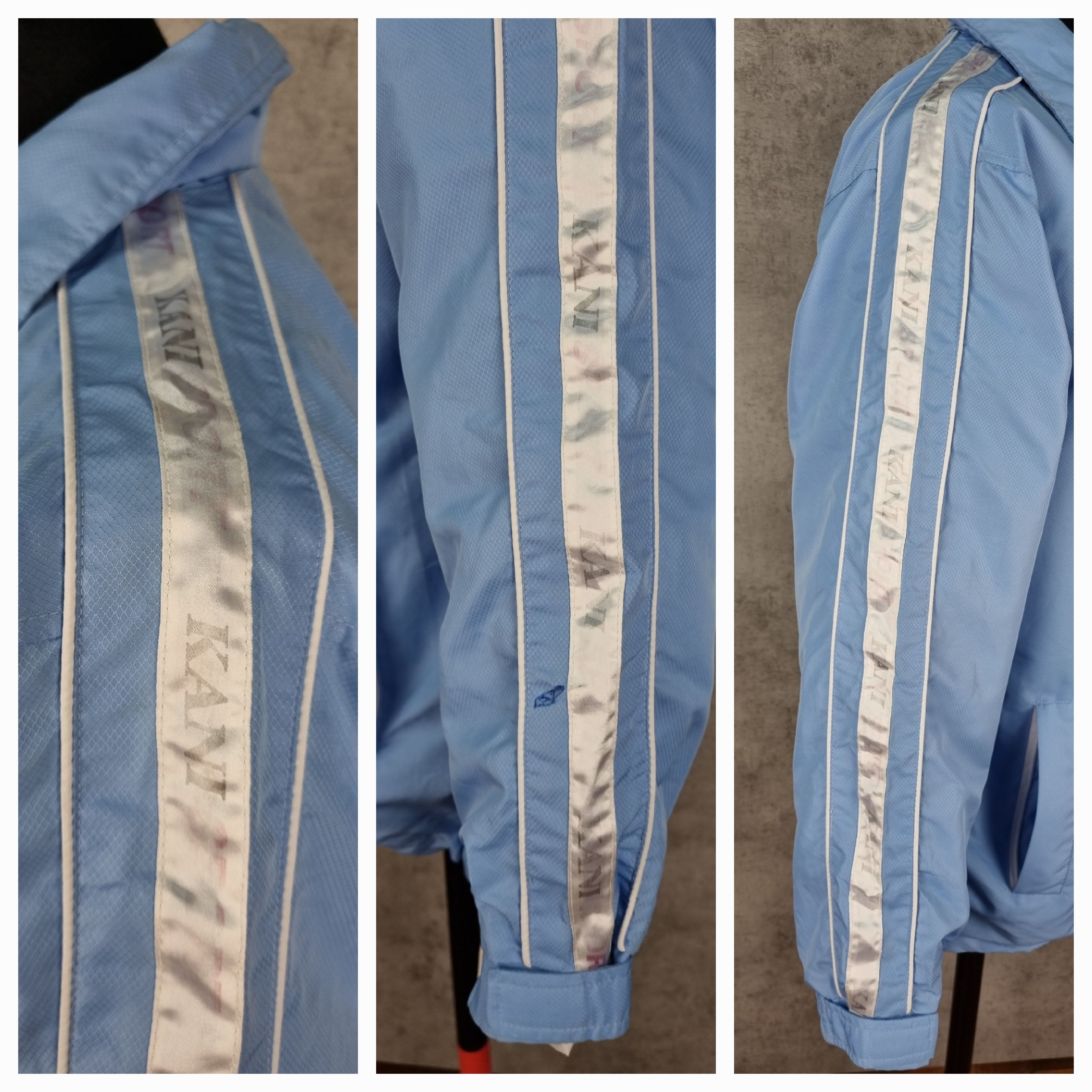 Karl Kani × Vintage Karl Kani Vintage Big Logo Side Tape Track top Size US L / EU 52-54 / 3 - 17 Thumbnail
