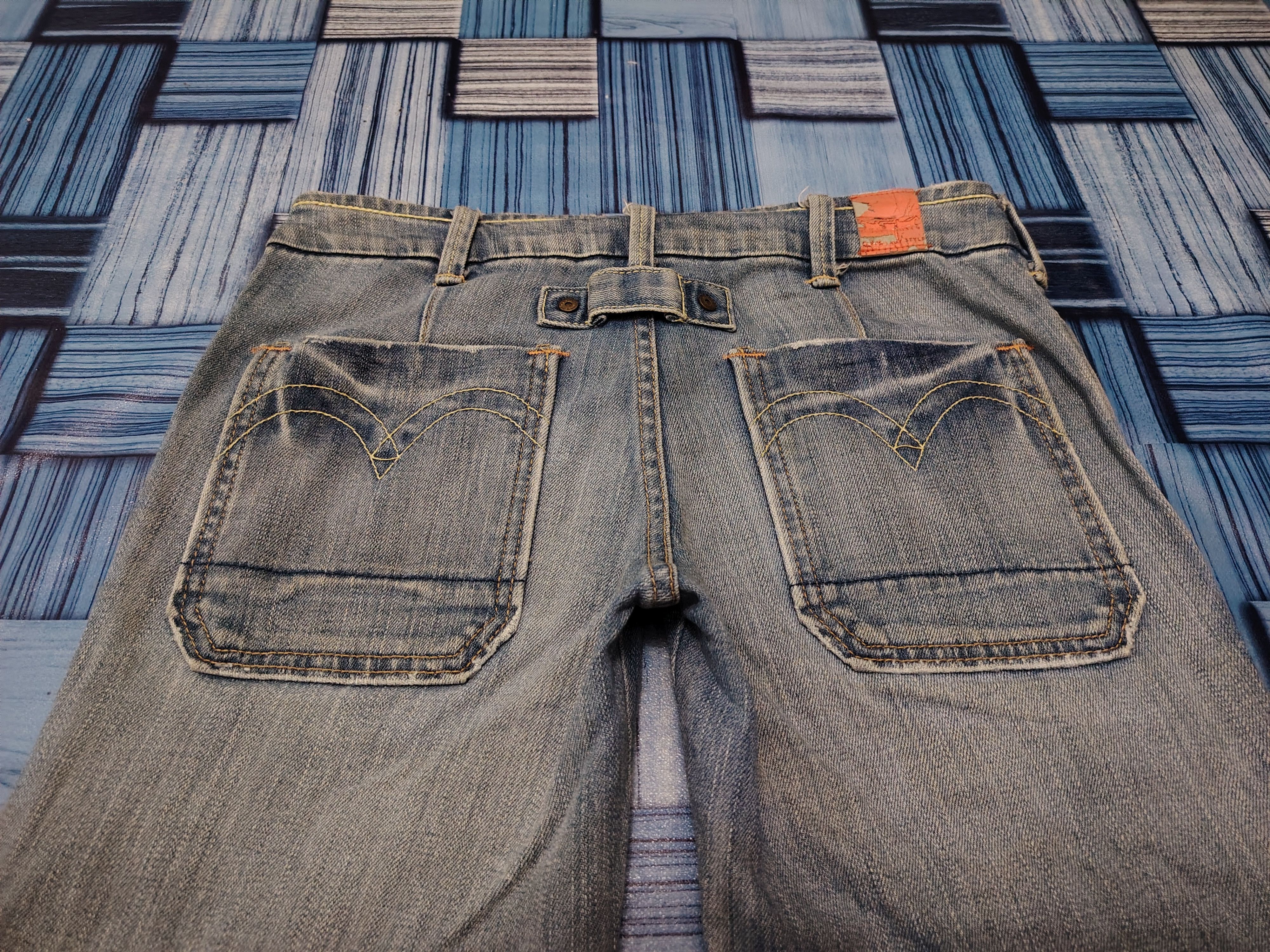 Levi's Japanese Levi's Lady Style Distressed denim Flare Jeans Size US 29 - 16 Thumbnail