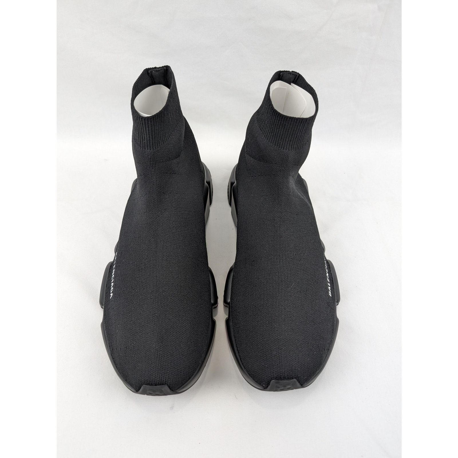Balenciaga o1rshd1 New Rec.Knit Speed LT Sneakers in Black Size US 9 / EU 42 - 13 Thumbnail