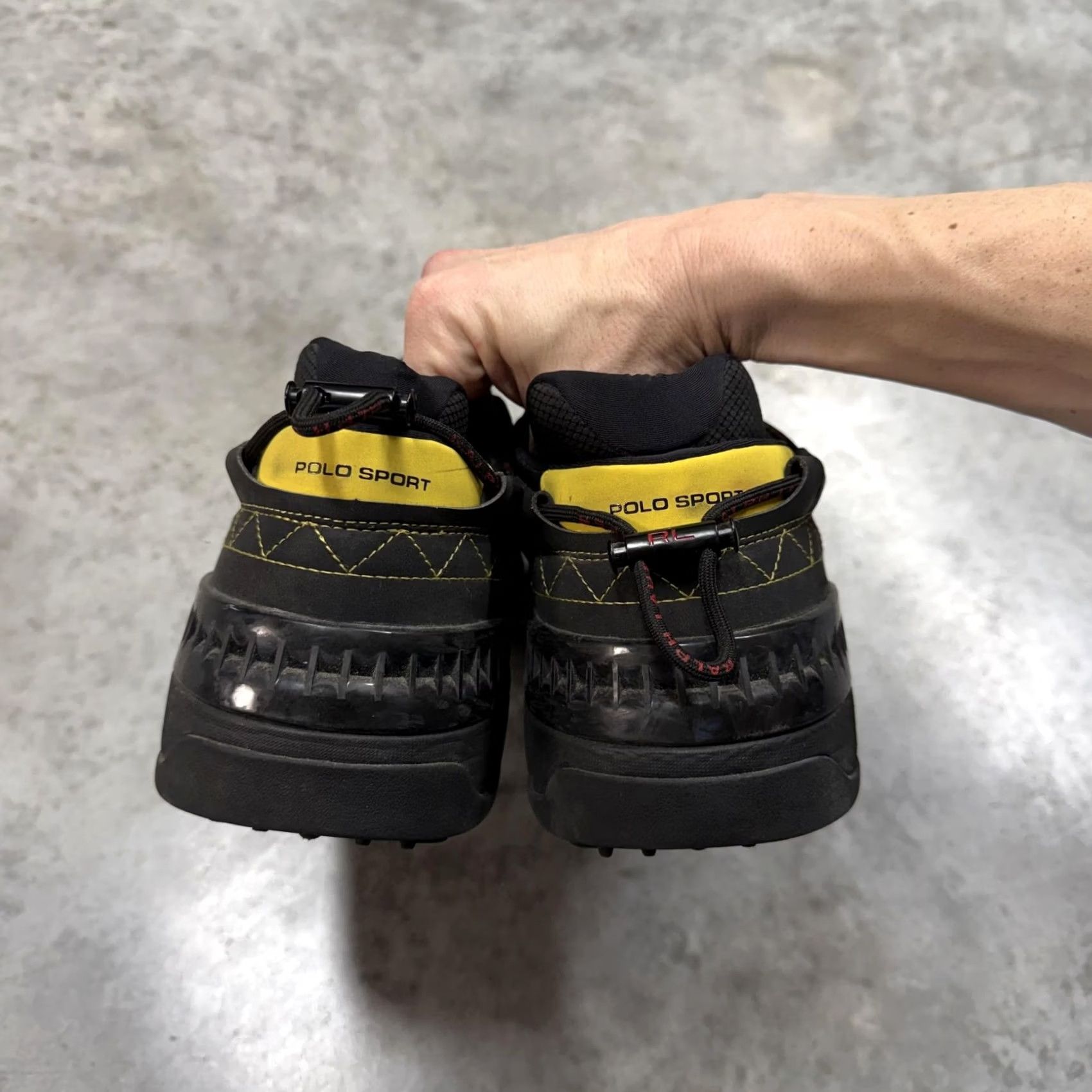 Polo Ralph Lauren Polo Ralph Lauren Polo Sport Shoes Mens 14 Black Yellow Trail PS200-SK-LTL Shoes Mens Size 14 Black Yellow Polo Sport PS200-SK-LTL Size US S / EU 44-46 / 1 - 7 Thumbnail