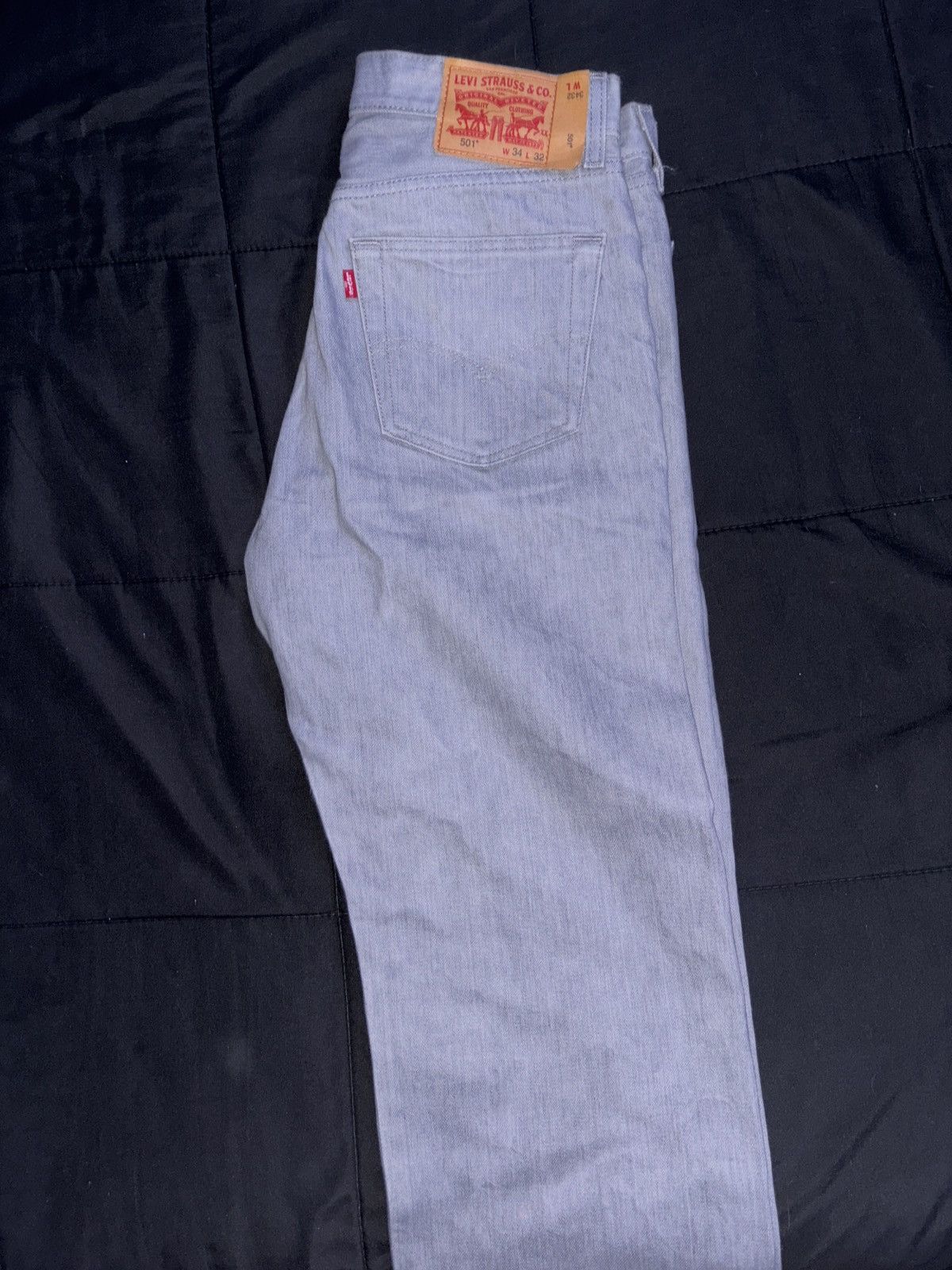 Levi's Grey Levi’s 501 $40 willing to work Size US 34 / EU 50 - 1 Thumbnail