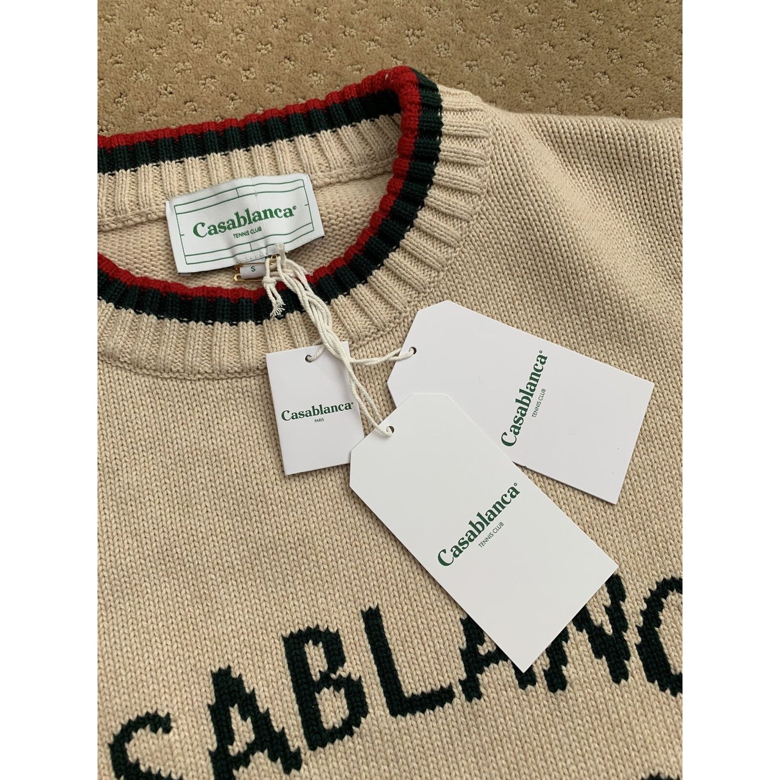 Casablanca Casablanca New Ski Club Sweater Knit Cream Small Size US S / EU 44-46 / 1 - 6 Thumbnail