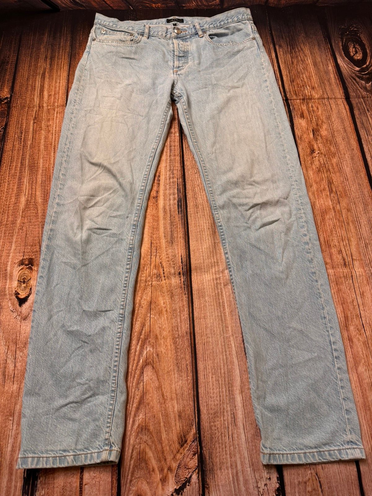 Pre-owned A P C X Vintage Pants Y2k Denim Japan Style In Blue