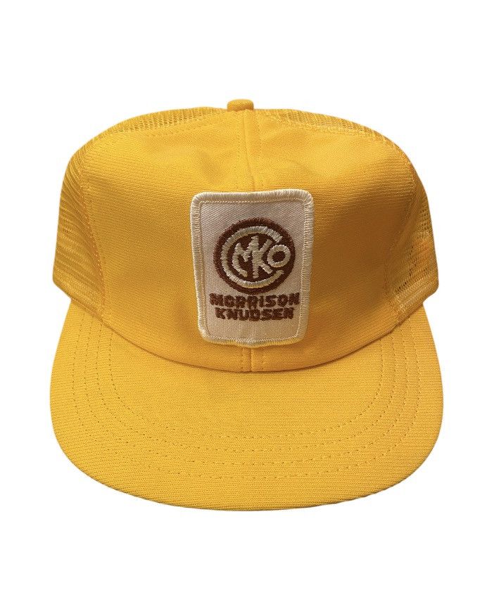 Vintage Vintage Morrison Knudsen Trucker Hat Size ONE SIZE - 1 Thumbnail