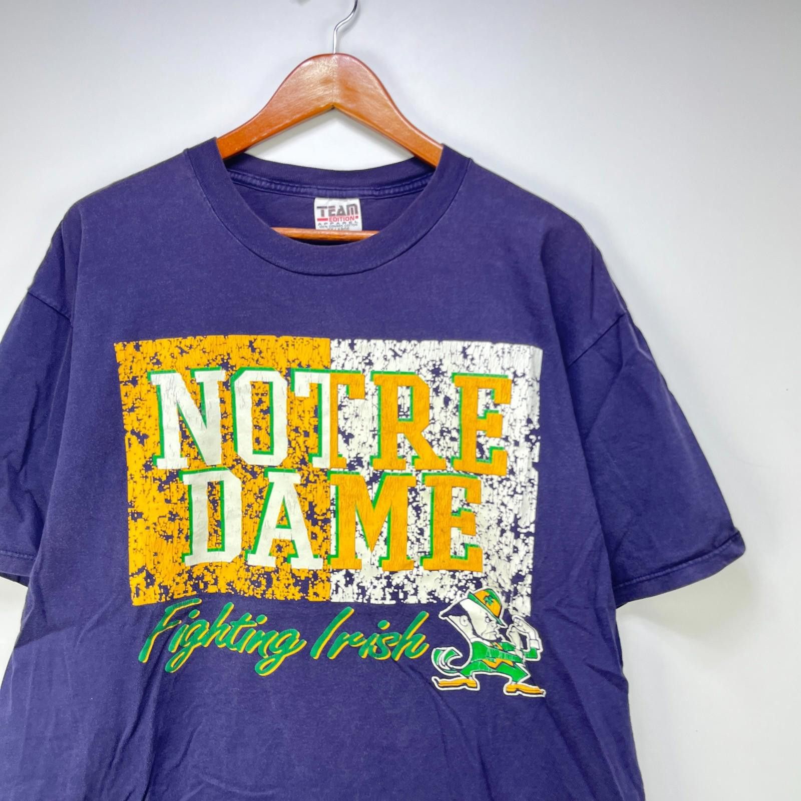 Other Vintage 90s Notre Dame Fighting Irish T-Shirt 2XL Size ONE SIZE - 2 Thumbnail