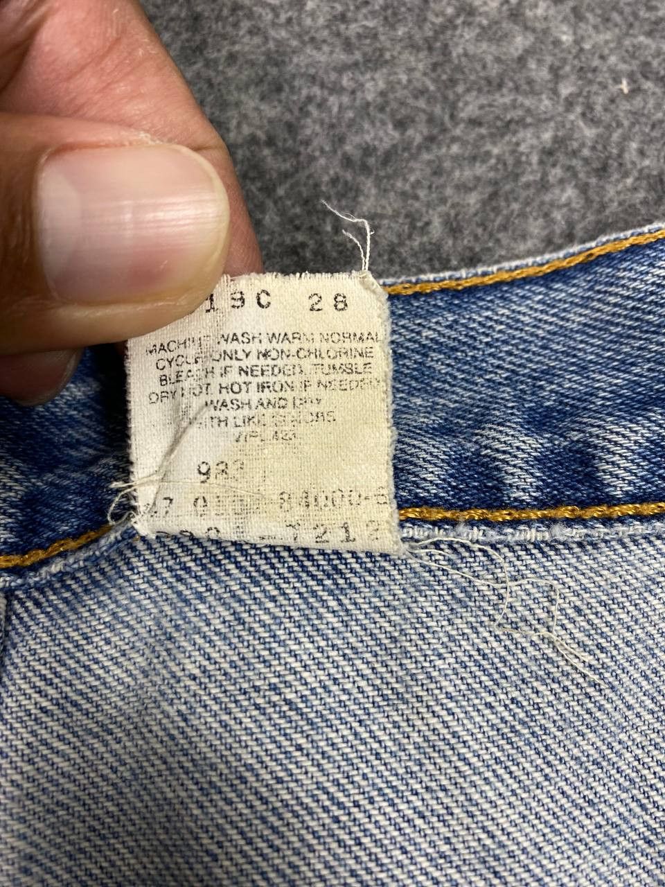 Levi's vintage levis relaxed fit straight leg distressed denim Size US 38 / EU 54 - 16 Thumbnail