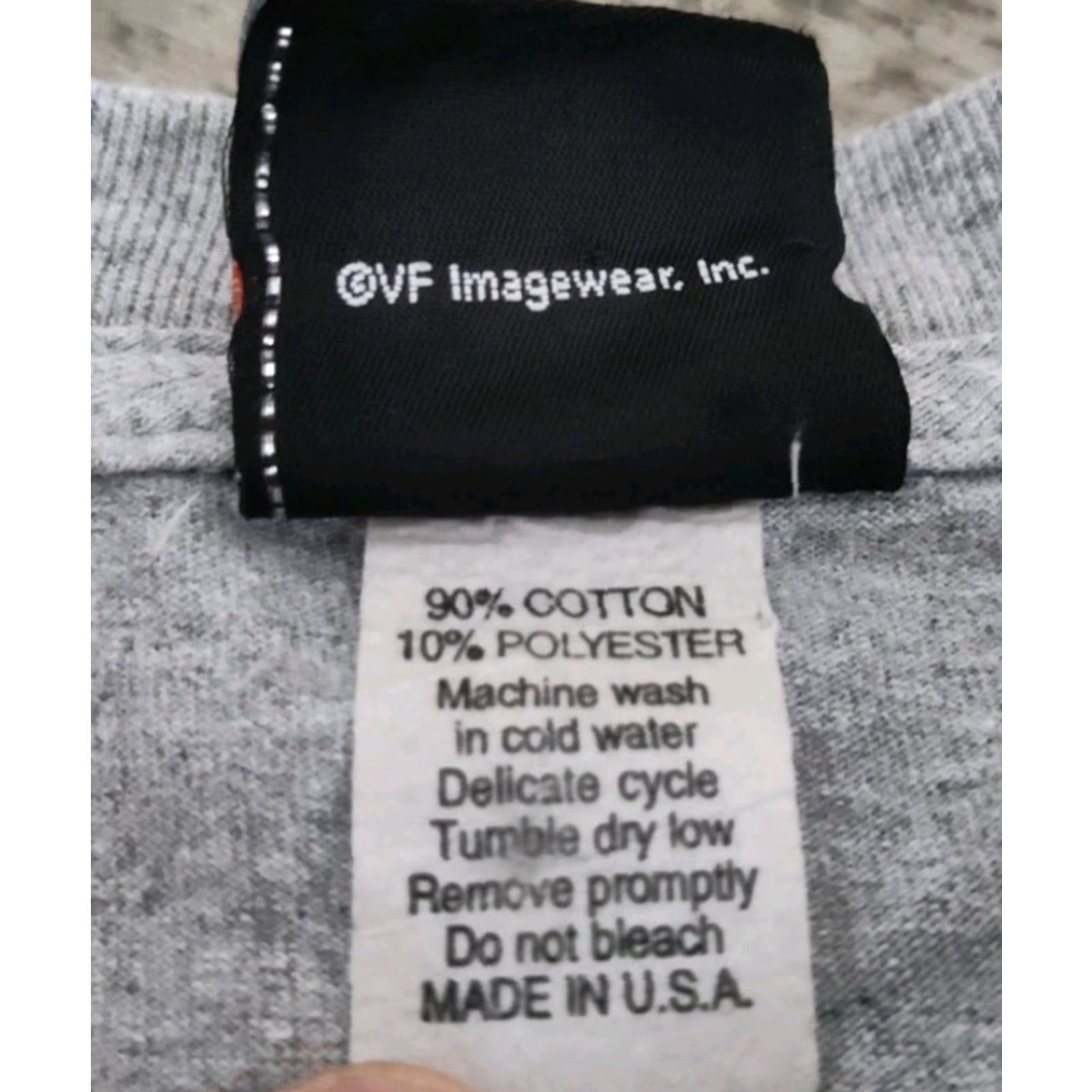 Harley Davidson Harley-Davidson Gray Pocket Tee Shirt Double-Sided USA Made Appleton, WI Size L Size US L / EU 52-54 / 3 - 7 Thumbnail
