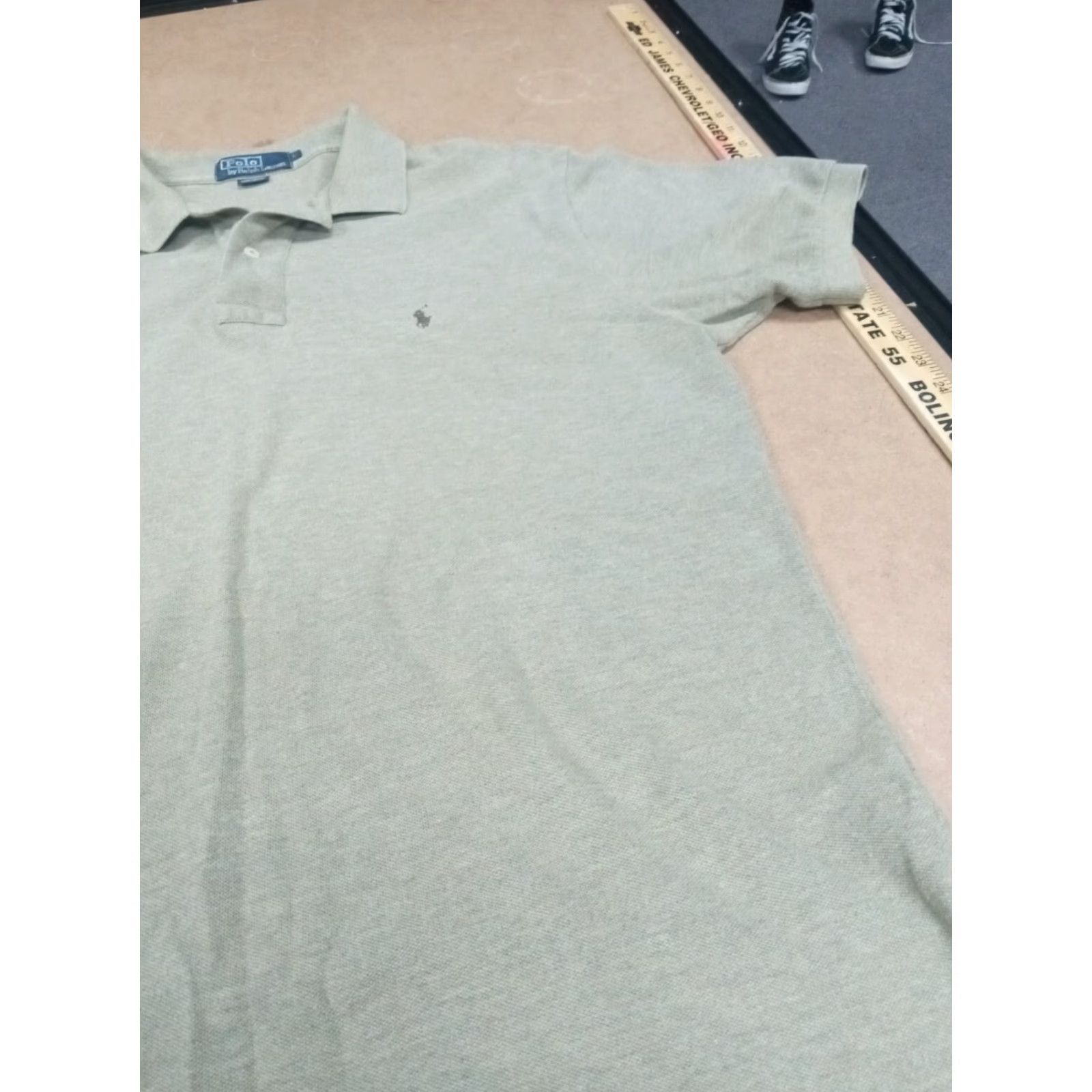 Vintage Polo Ralph Lauren Polo Shirt Golf SS Large 44" Green Cotton Men Short Sleeve Regular Fit Shirt Size US L / EU 52-54 / 3 - 4 Thumbnail