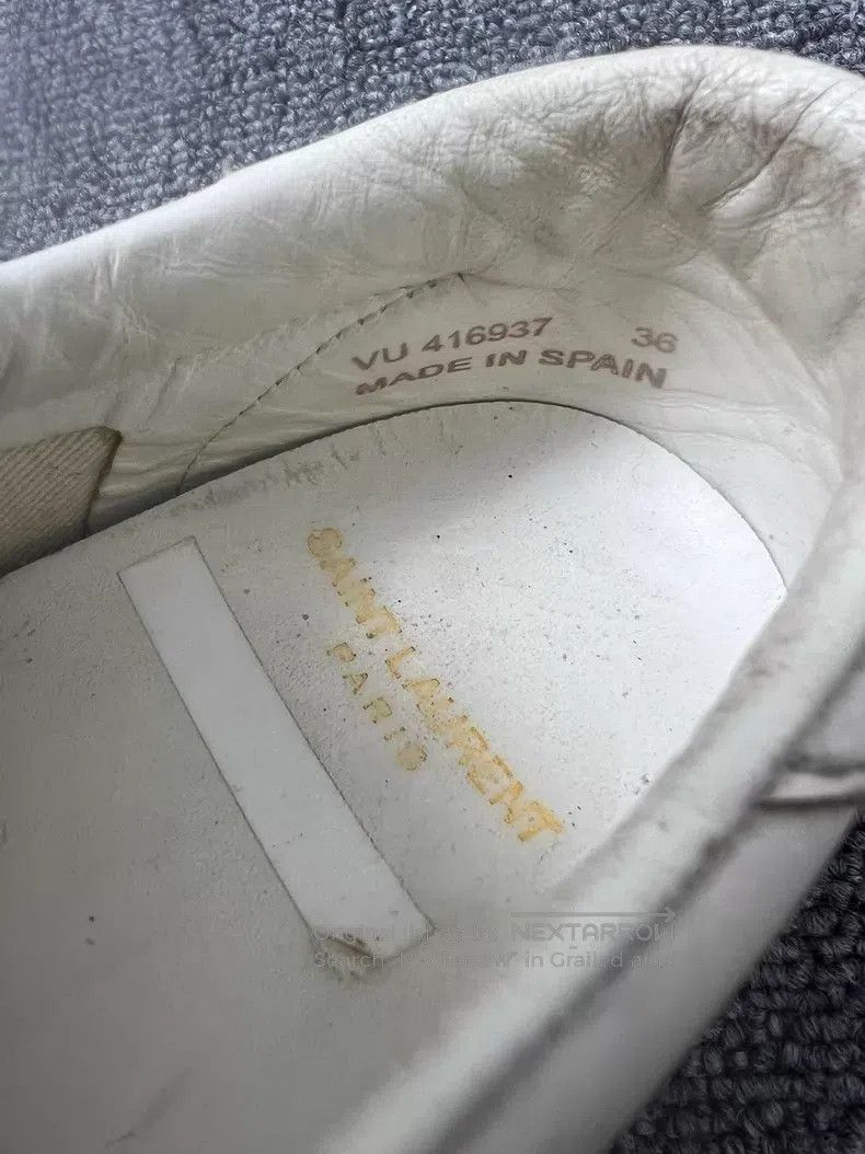 Saint Laurent Paris Saint Laurent Paris Rainbow Shoelaces Distressed Rivet Boa Size US 5.5 / IT 35.5 - 5 Thumbnail