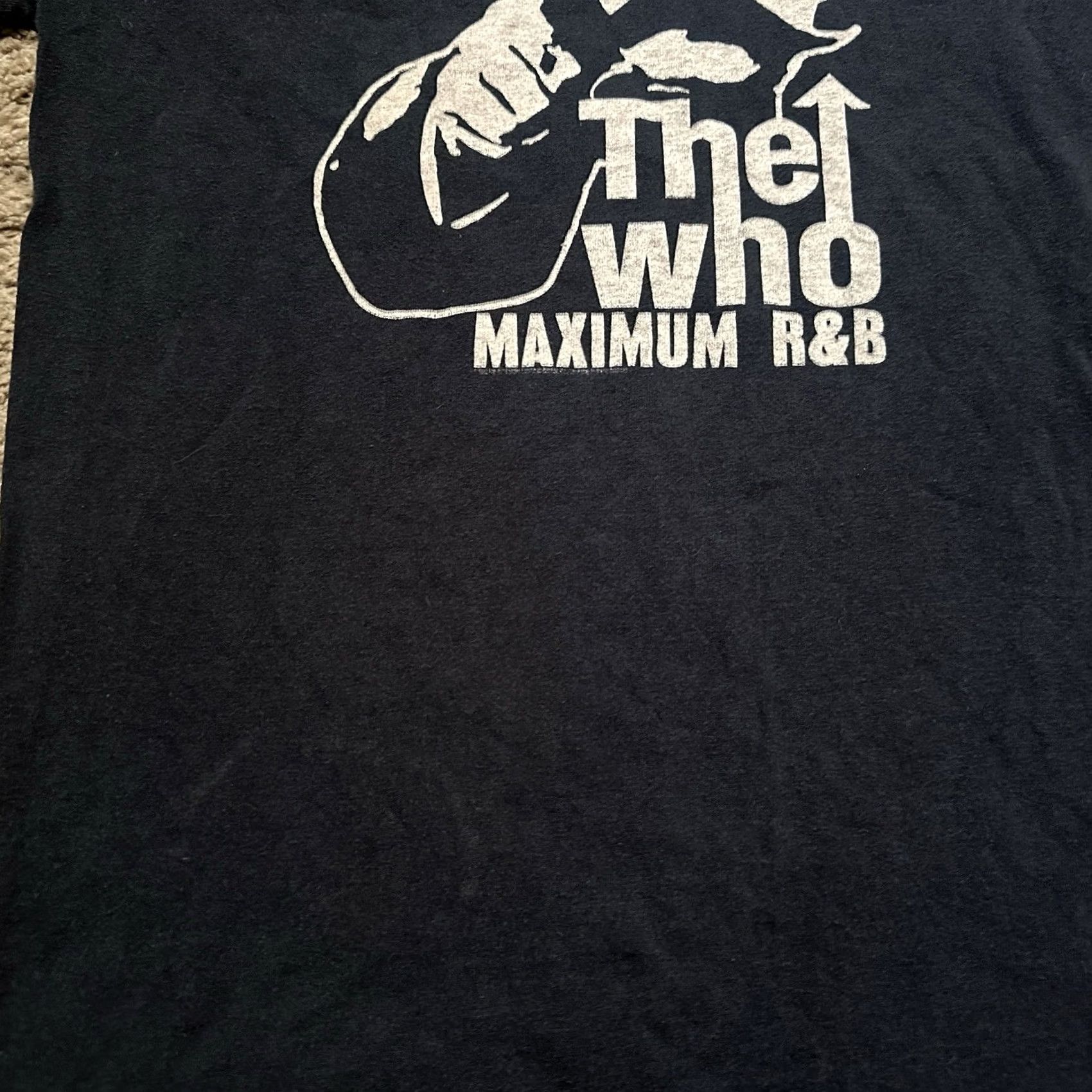 Vintage The Who Tour Shirt Mens Small Black Cotton Graphic Print Crew Neck Band Grunge Y2K Rock Rock Band T-Shirt Mens Short Sleeve Size US S / EU 44-46 / 1 - 3 Thumbnail