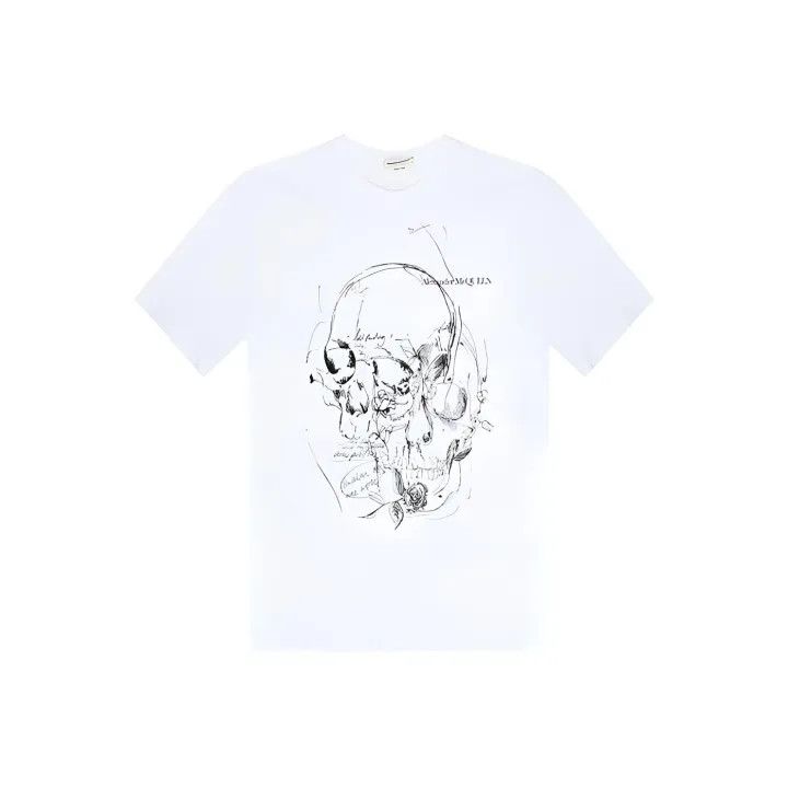 Alexander McQueen Skull Print T-Shirt for Women 0079
