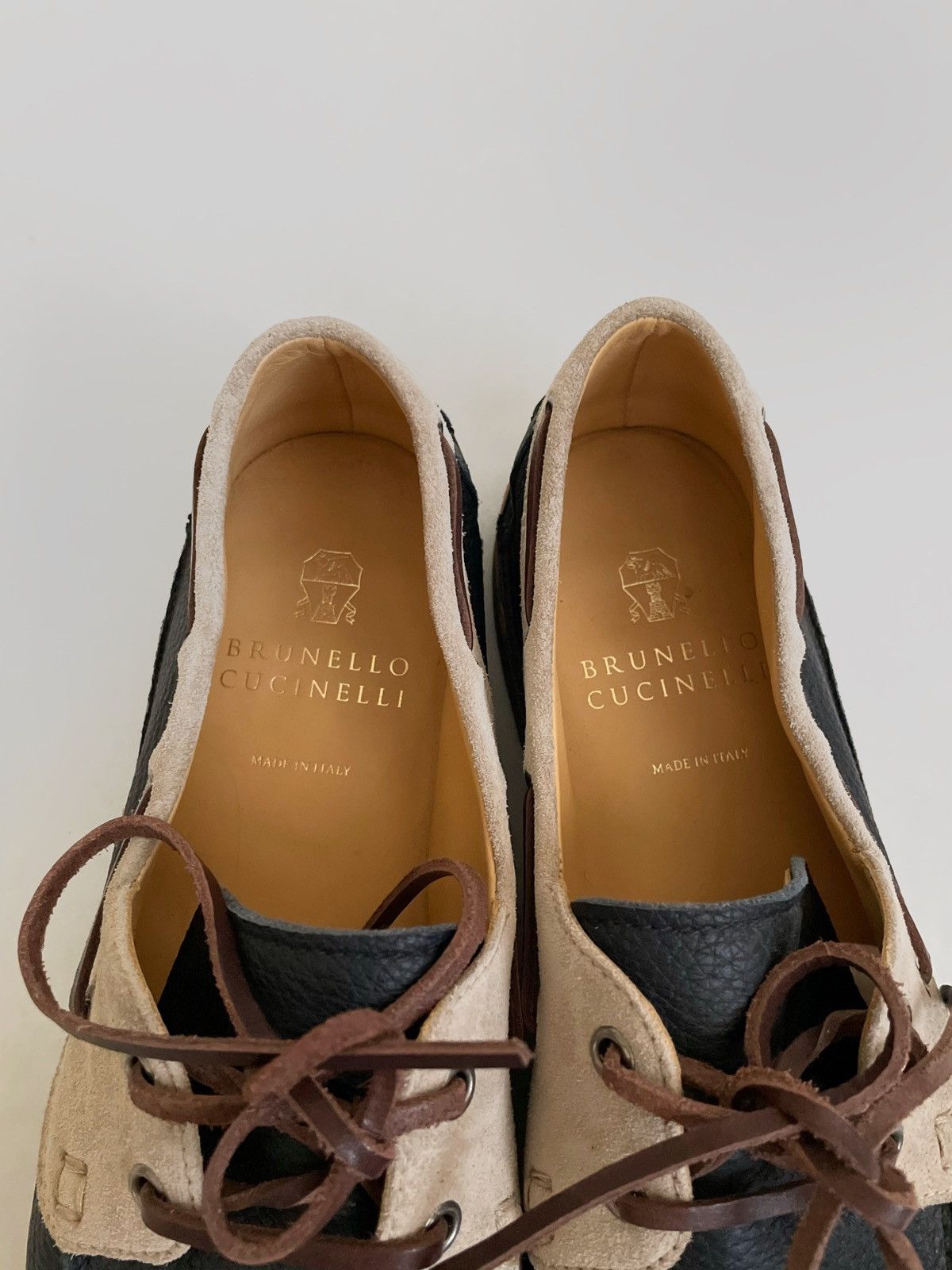 Brunello Cucinelli Brunello Cucinelli leather topsiders shoes Size US 9 / EU 42 - 7 Thumbnail