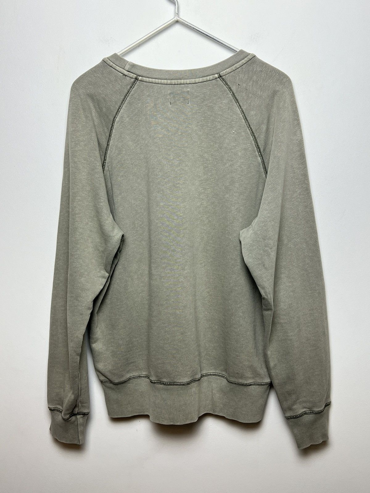 Acne Studios acne y2k washed green crewneck sweatshirt Size US M / EU 48-50 / 2 - 11 Thumbnail