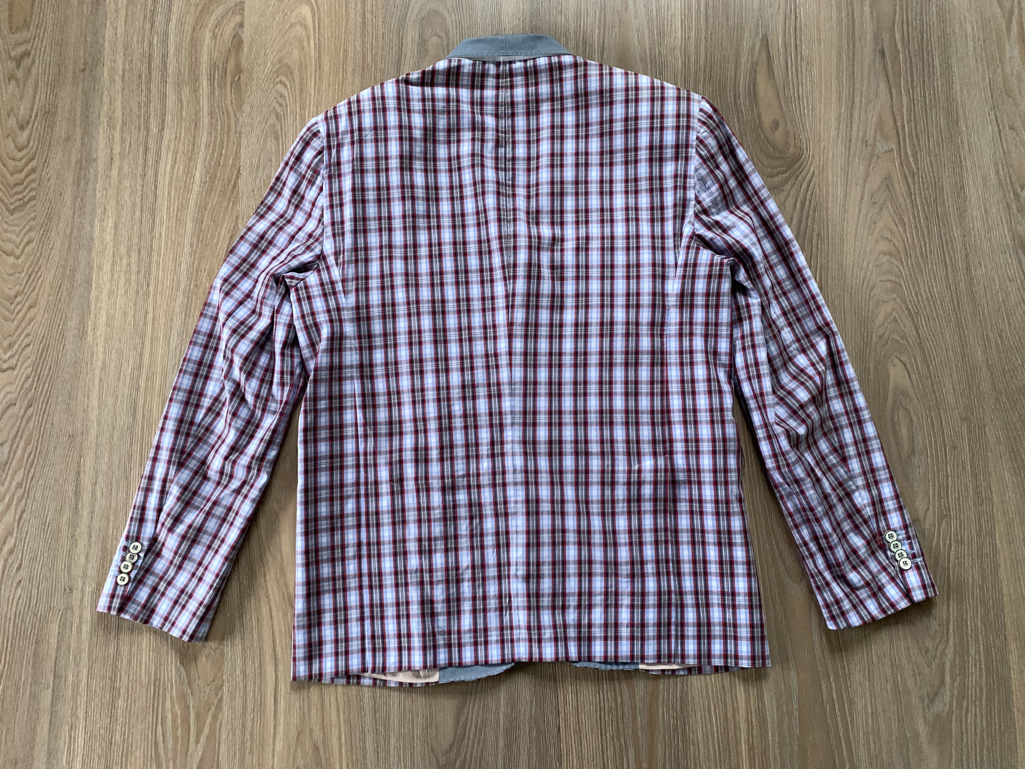 Designer × Other Riccardo Cavaletti Cotton Blazer Jacket Size 52S - 3 Thumbnail