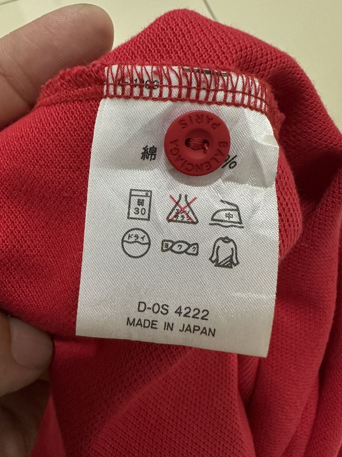 Balenciaga BALENCIAGA Polo Manica Lunga Ricamo Logo Long Sleeve Shirt Size US L / EU 52-54 / 3 - 6 Thumbnail