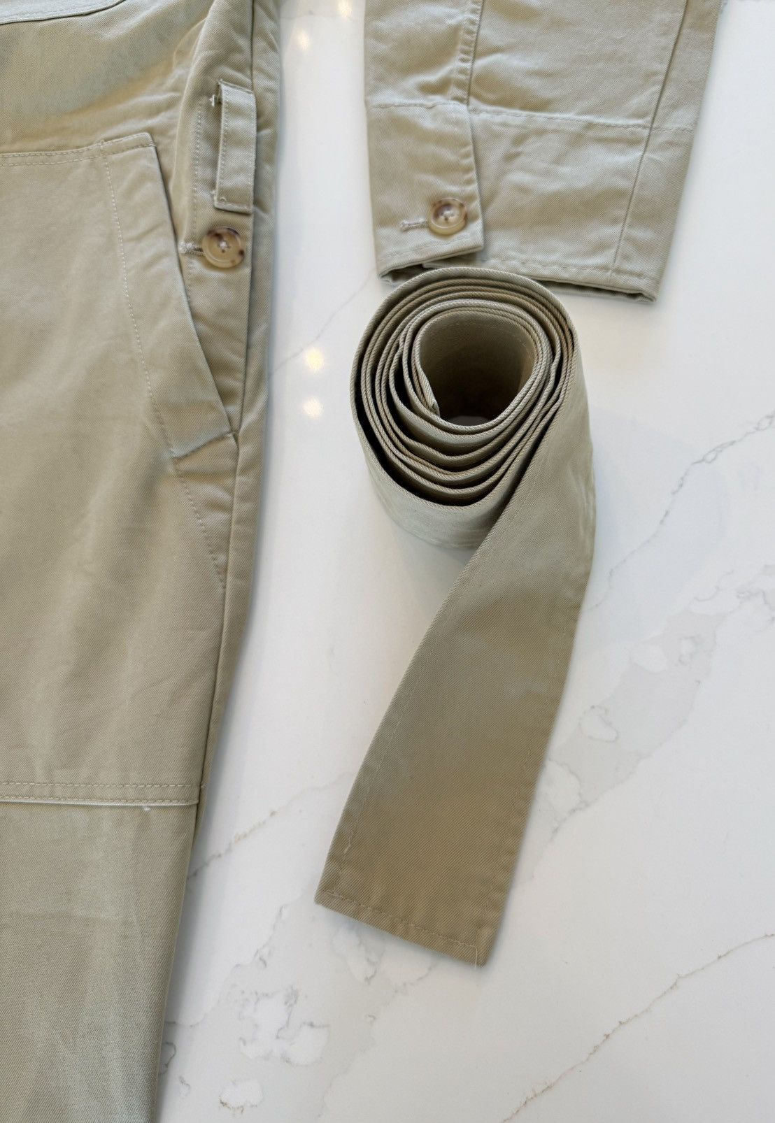Bode New 1 of 1 Historic British Khaki Belted Jumpsuit Coverall Size US 36 / EU 52 - 16 Thumbnail