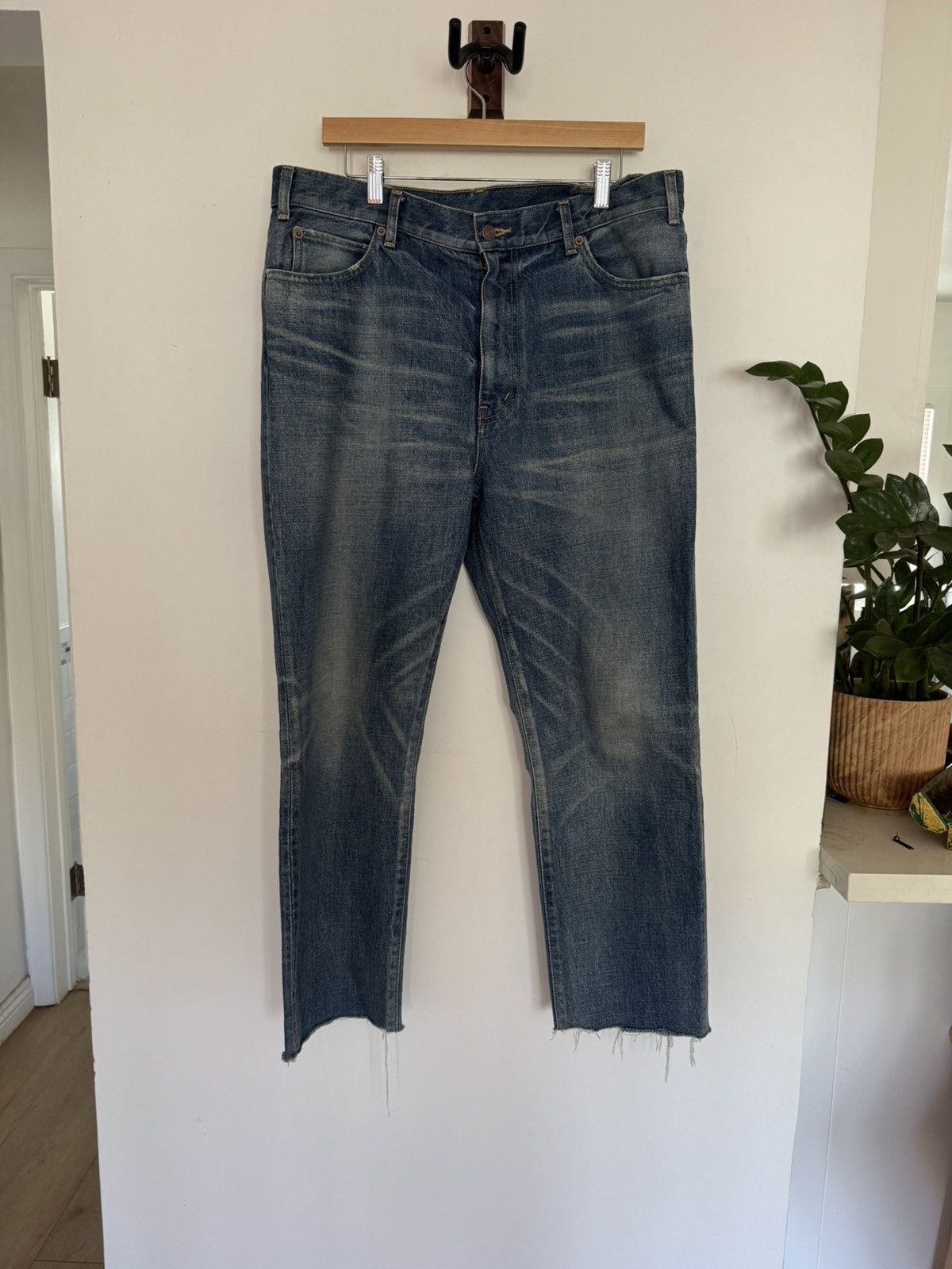 Celine London cut LC001 raw hem Size US 34 / EU 50 - 1 Thumbnail
