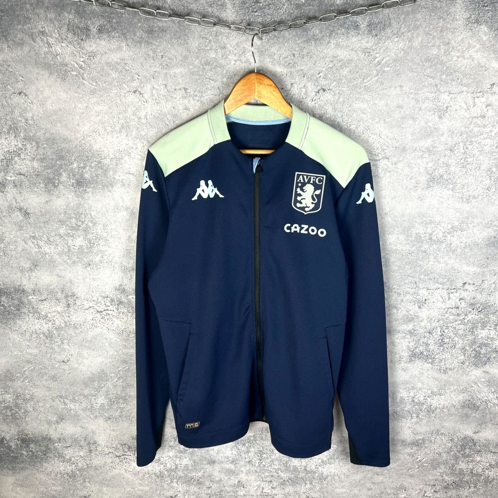 Kappa Kappa Aston Villa AVFC Casio Bomber Track Jacket M/L Blue Polyester Men’s Jacket Track Blue M/L Size US L / EU 52-54 / 3 - 2 Thumbnail