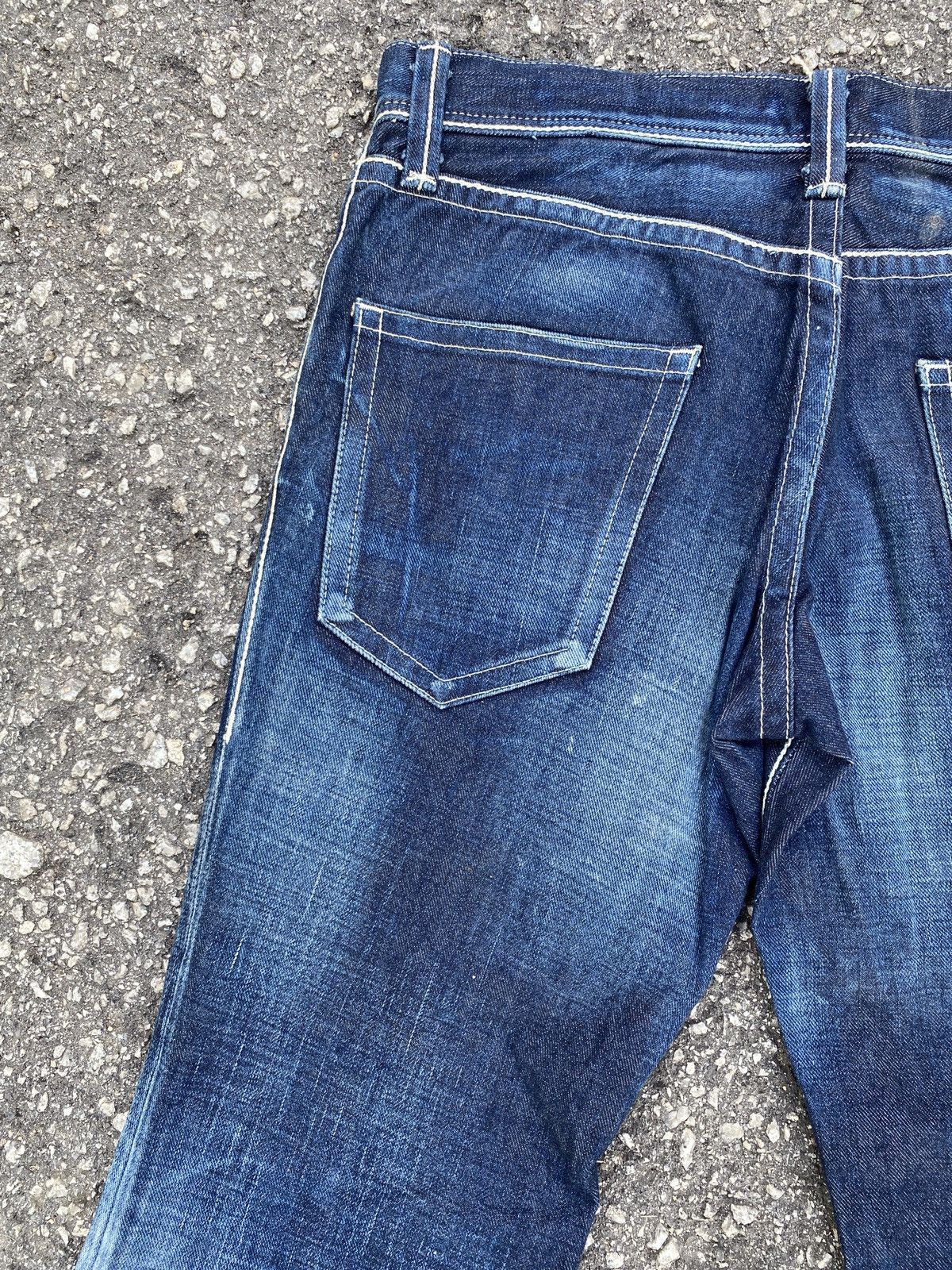 If Six Was Nine × Japanese Brand × Tornado Mart Delay By Ufin & Sons Blue Washed Flare Denim Size US 32 / EU 48 - 13 Thumbnail
