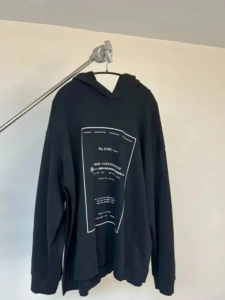 Maison Margiela Maison Margiela MM6 Logo Print Hoodie-2505 Size US L / EU 52-54 / 3 - 3 Thumbnail