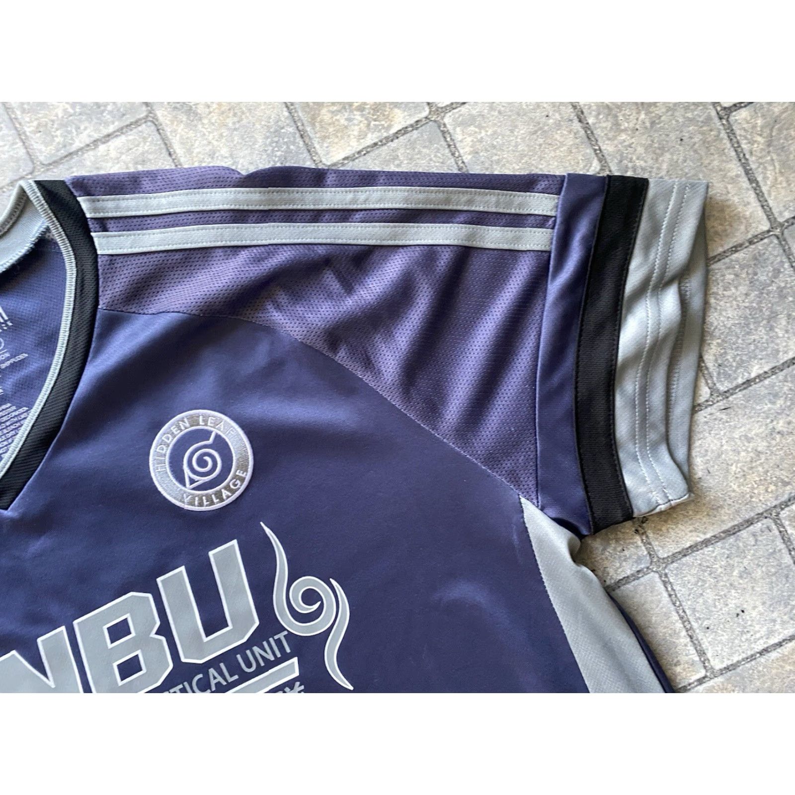 Vintage Box Lunch Naruto Jersey Men’s 2X Anbu Black Ops Kakashi Shirt Short Sleeve Black Jersey Anime Mens 2X Size US XXL / EU 58 / 5 - 4 Thumbnail