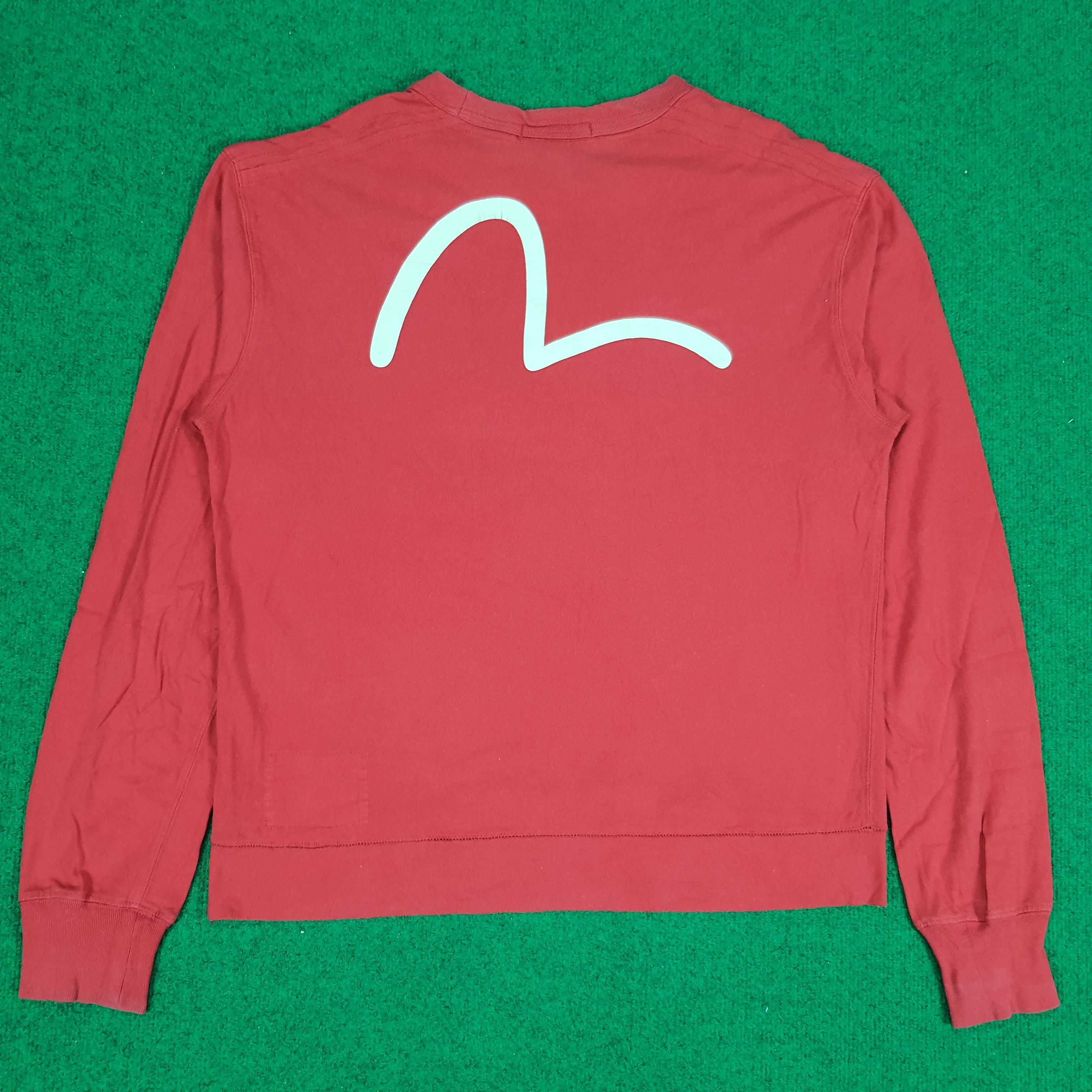 Evisu × Japanese Brand × Vintage Vintage Evisu Japanese Brand Evisuman Long Sleeve Tshirt Size US L / EU 52-54 / 3 - 3 Thumbnail