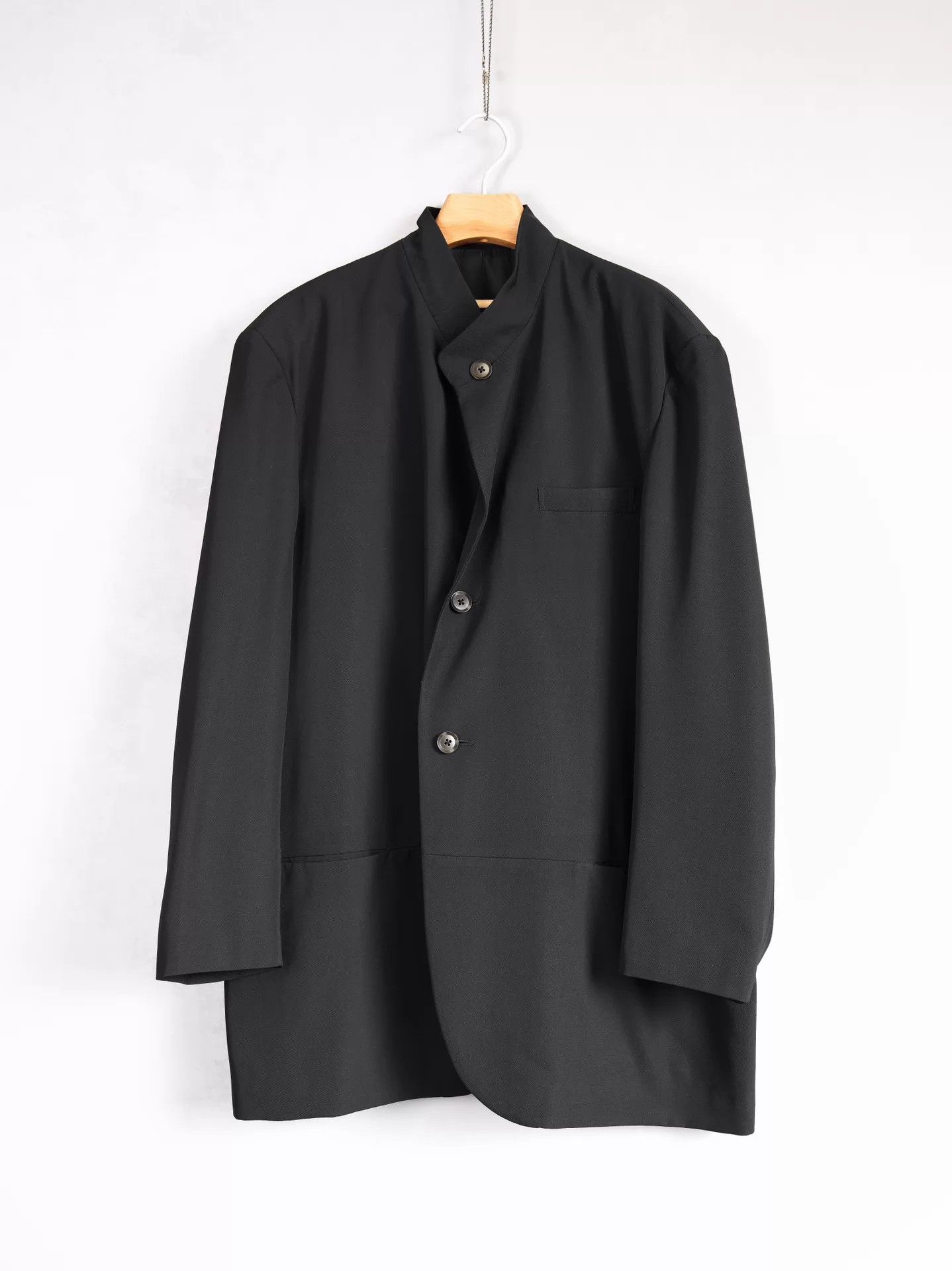 Yohji Yamamoto Yohji Yamamoto 01SS Back Pleated Runway Jacket Size 2 Size US M / EU 48-50 / 2 - 6 Thumbnail