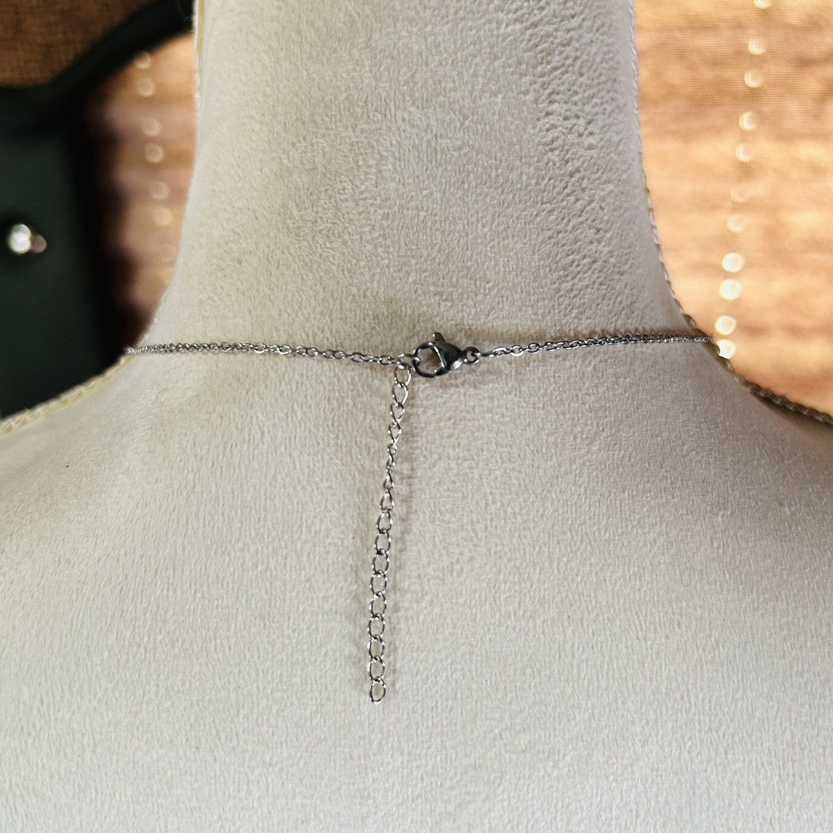Handmade Handcrafted vintage filigree abalone cross pendant necklace Size ONE SIZE - 5 Thumbnail