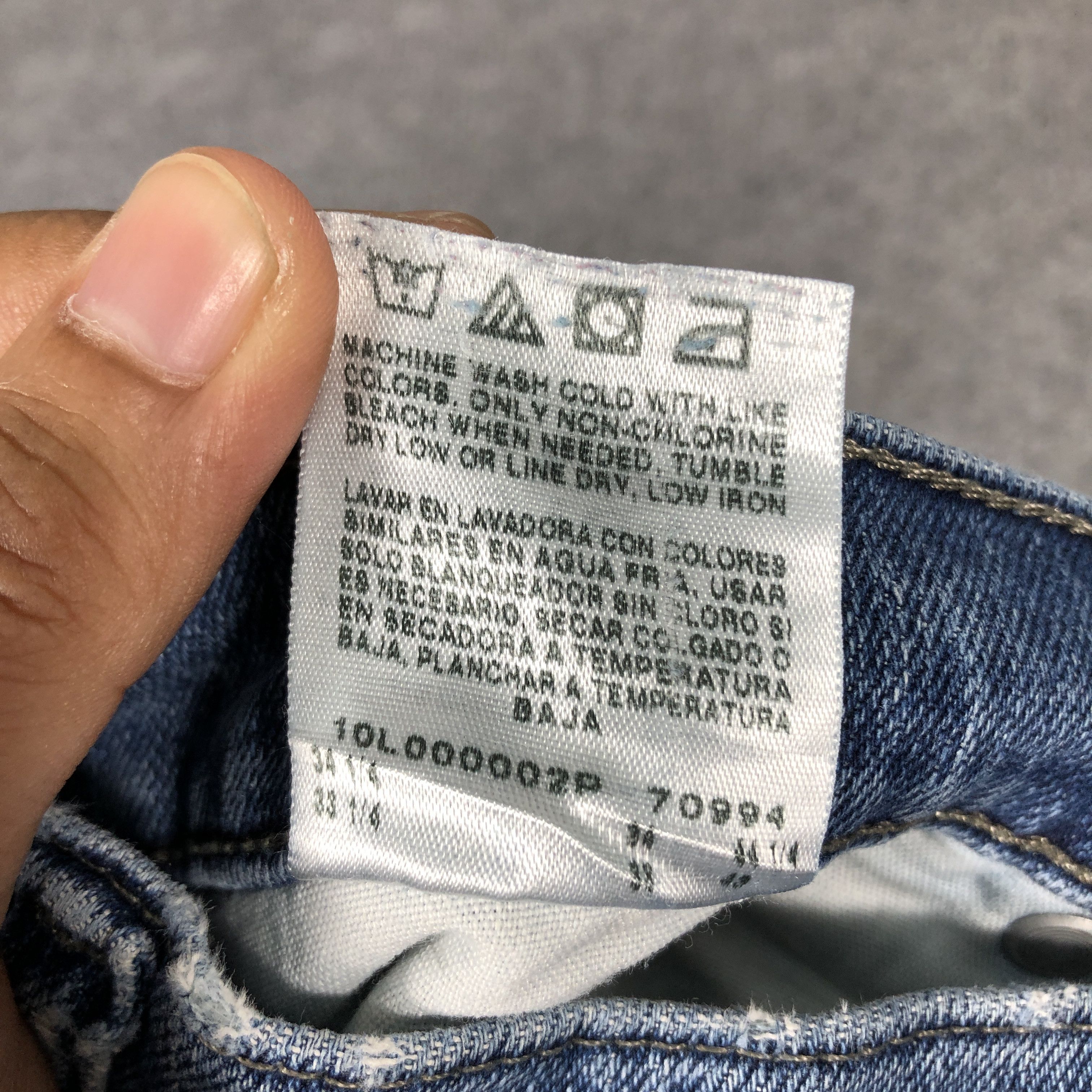 Lee × Vintage Womens Vintage Lee Jeans Relaxed Straight L861W Size 33" - 11 Thumbnail