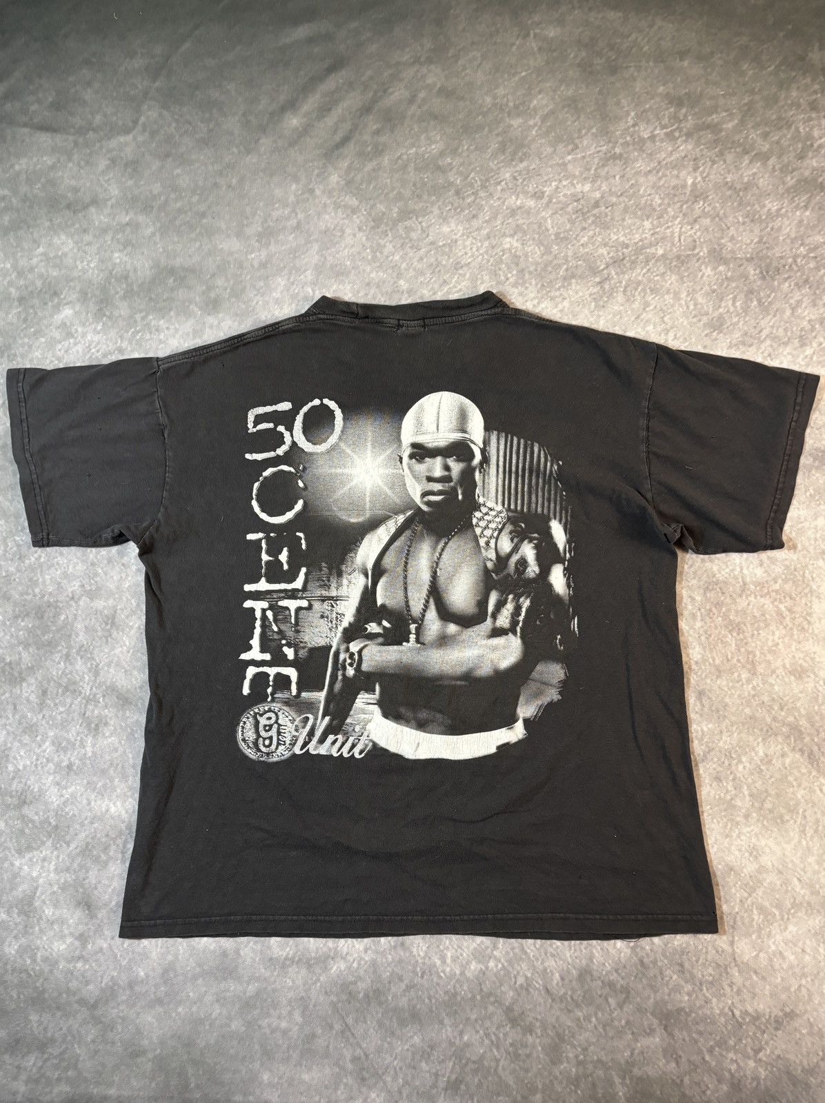 Rap Tees Vintage 50 Cent Parking Lot Bootleg Tee G-Unit 1990s Rap Tee Size US M / EU 48-50 / 2 - 2 Thumbnail