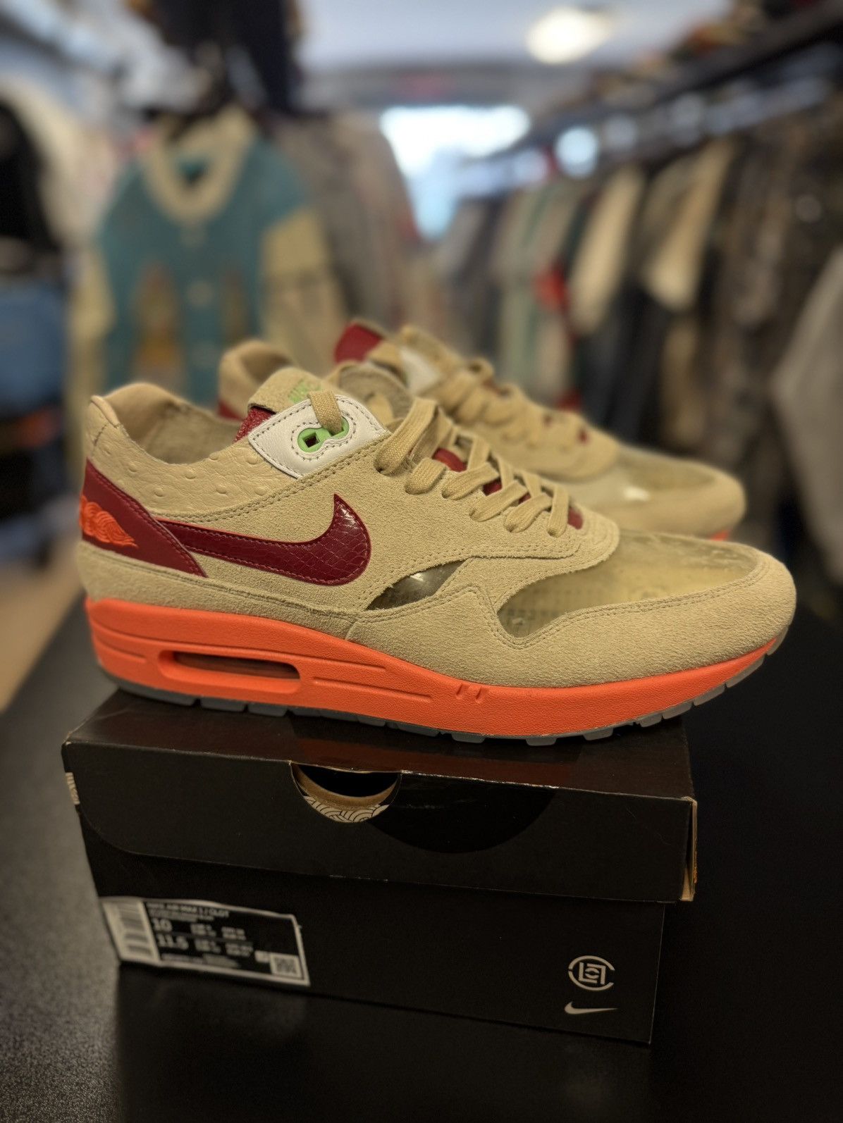 Nike Nike Air 1 Max Clot See Through Size 10 Tried On Size US 10 / EU 43 - 1 Thumbnail