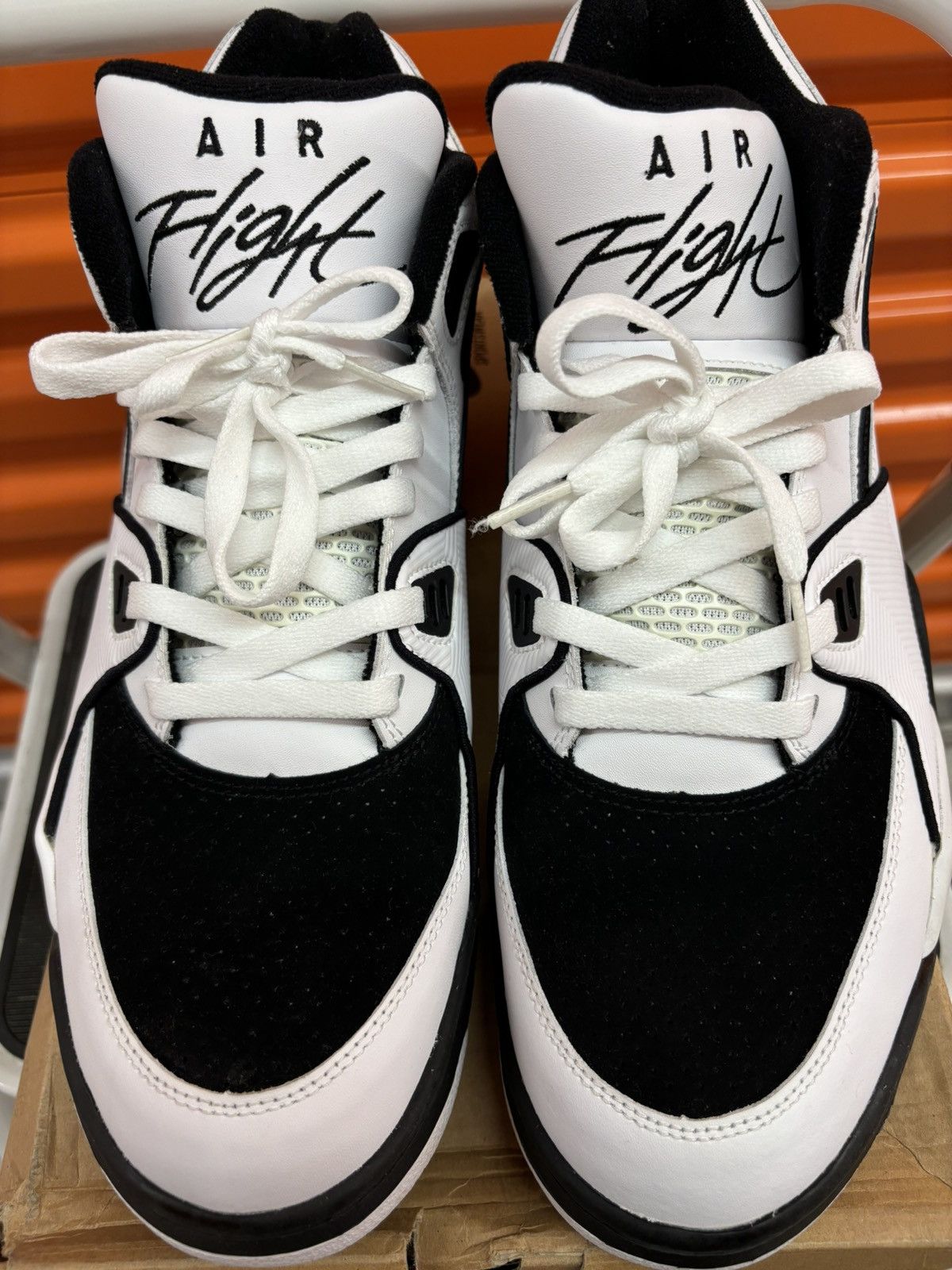 Nike × Vintage ***FINAL DROP***RARE 2008 NIKE AIR FLIGHT 89 QS TITULARES 13 Size US 13 / EU 46 - 1 Thumbnail
