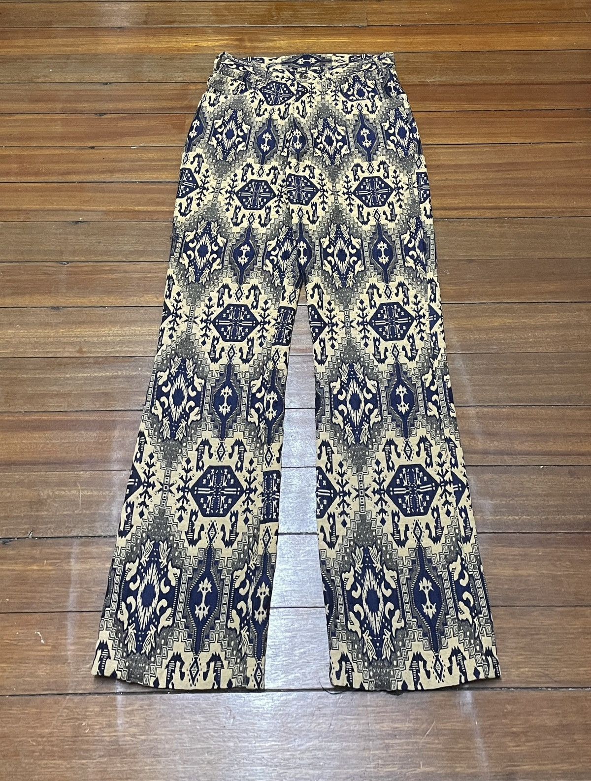 Japanese Brand Rare Design Vintage Japanese Brand Fafatt Navajo Pants 1990s Size US 29 - 1 Thumbnail