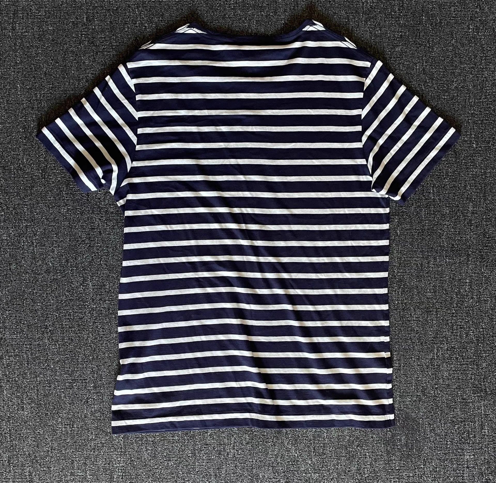Burberry Burberry white and blue striped short-sleeve T-shirt Q4 Size US L / EU 52-54 / 3 - 5 Thumbnail