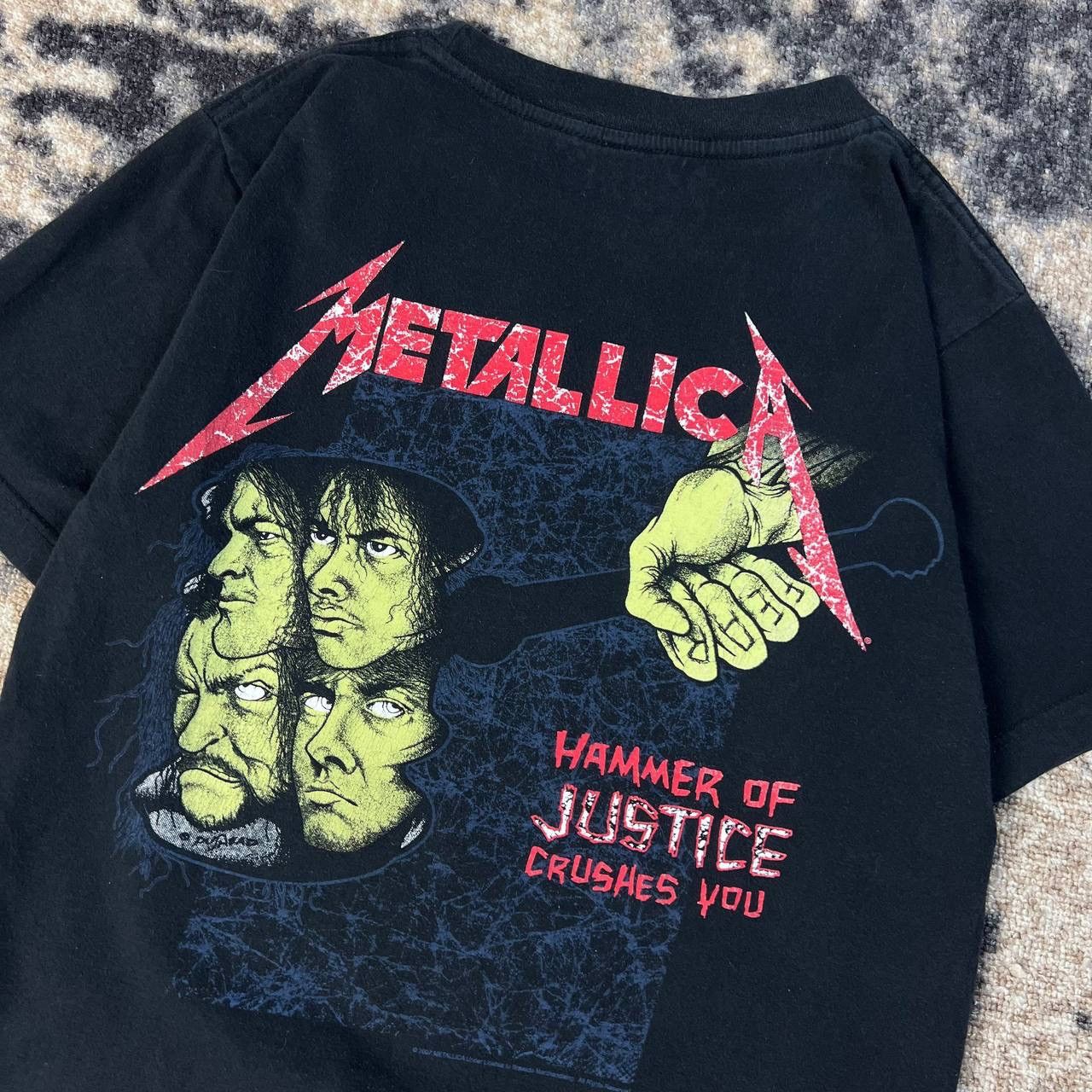 Metallica Metallica Vintage Y2K Two-Sides Logo Rock Band T-Shirt 1TS79 Size US M / EU 48-50 / 2 - 9 Thumbnail