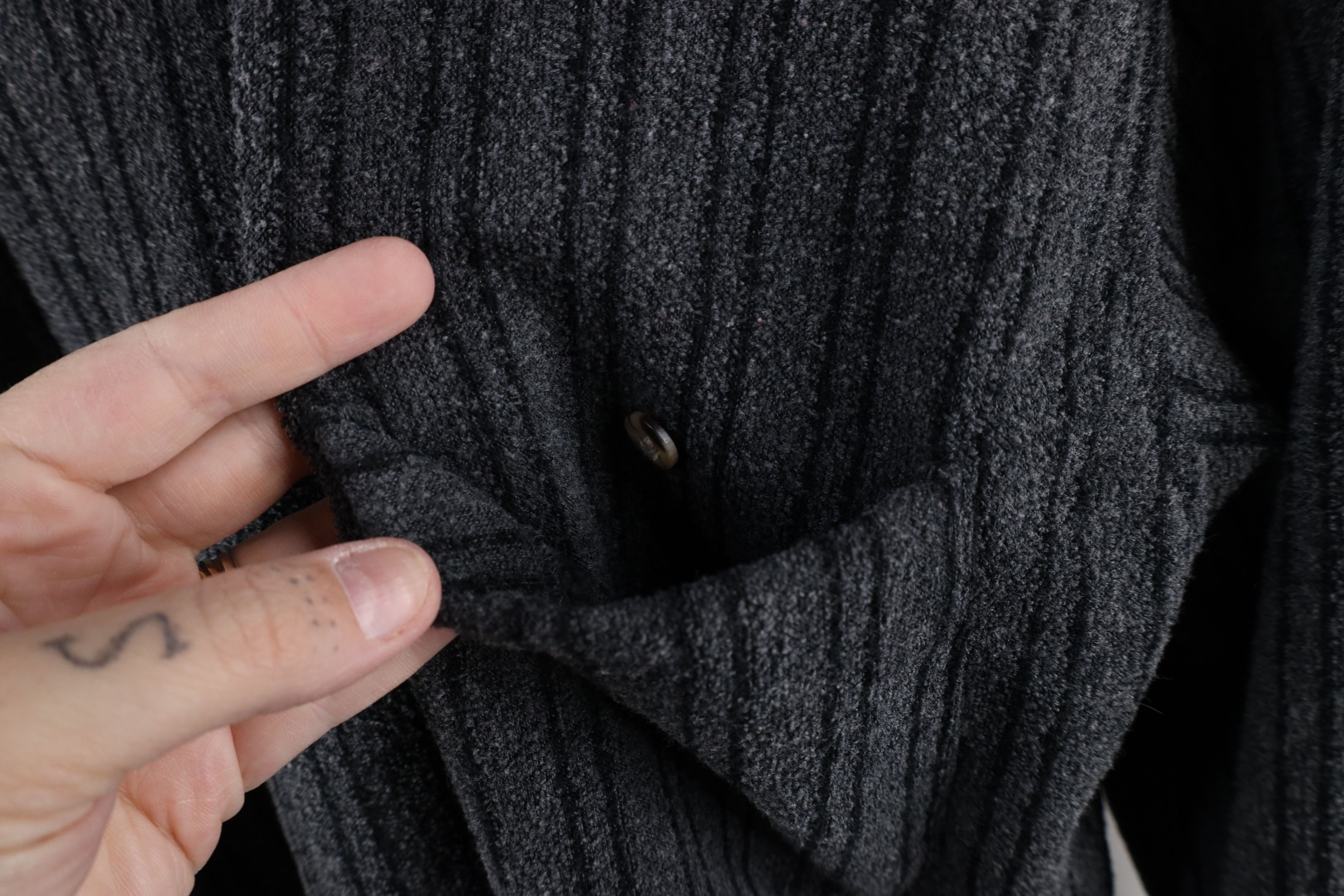 Vintage Vintage 90s Streetwear Collared Fleece Pullover Sweater Size US L / EU 52-54 / 3 - 5 Thumbnail